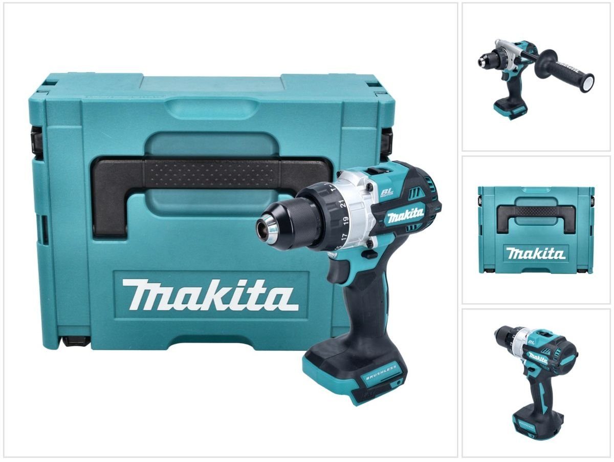 Makita Schlagbohrmaschine »Makita DHP 486 ZJ Akku Schlagbohrschrauber 18 V  130 Nm Brushless + Makpac - ohne Akku, ohne Ladegerät«