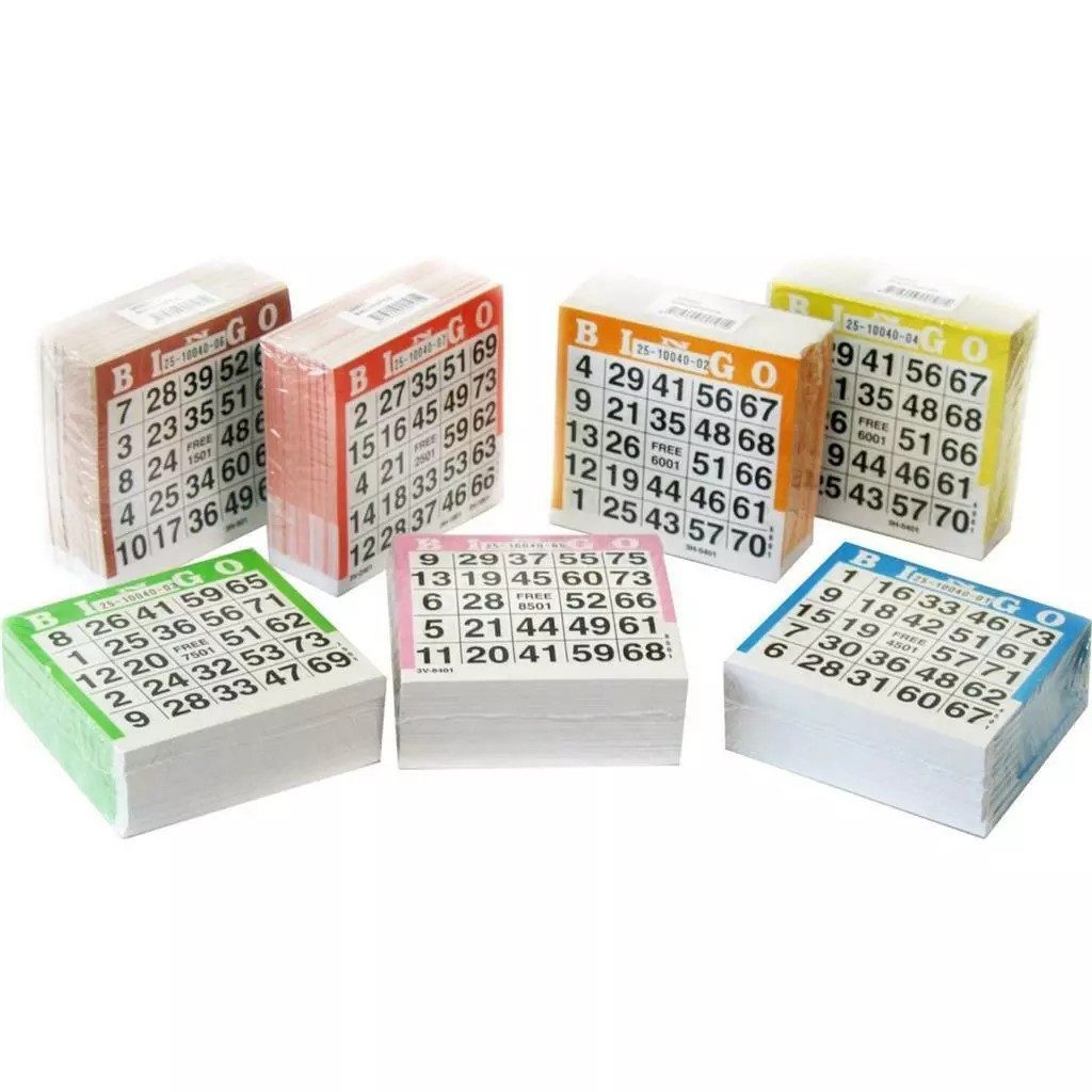 ENGELHART Spiel Bingokarten 500 Stück