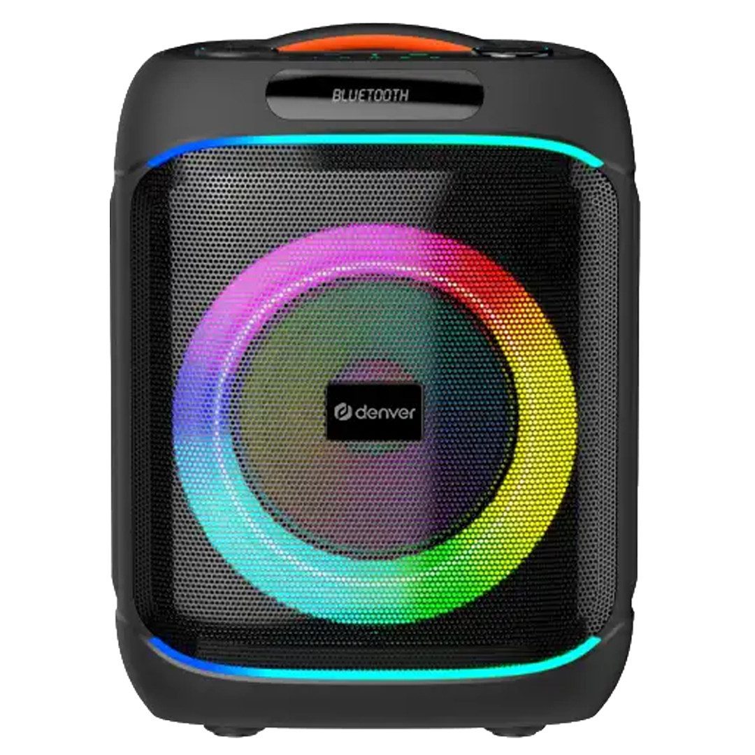 Denver BPS-270 Party-Lautsprecher 1.0 (Mono) (Bluetooth, 40 W, Lightshow mit Rhythmus, TWS)