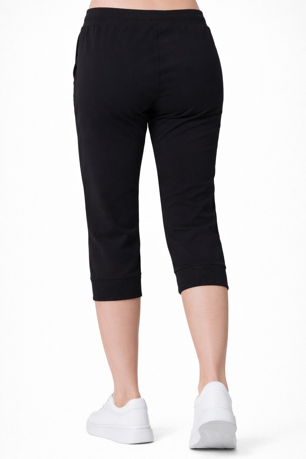 Smith & Solo 3/4-Hose Damen - Jogginghose, kurze Hose, Caprihose Elastikbund mit Kordelzug