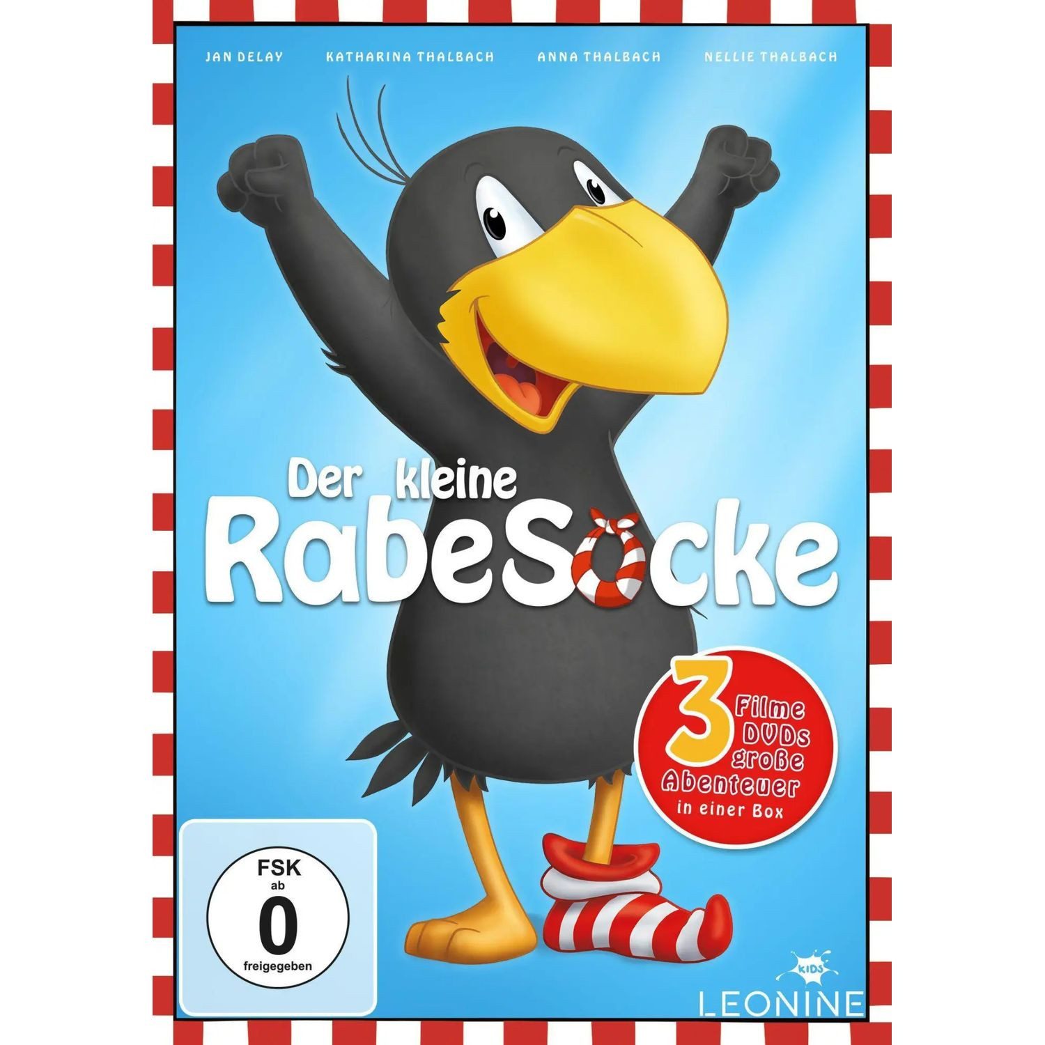 Leonine DVD Der kleine Rabe Socke 1-3