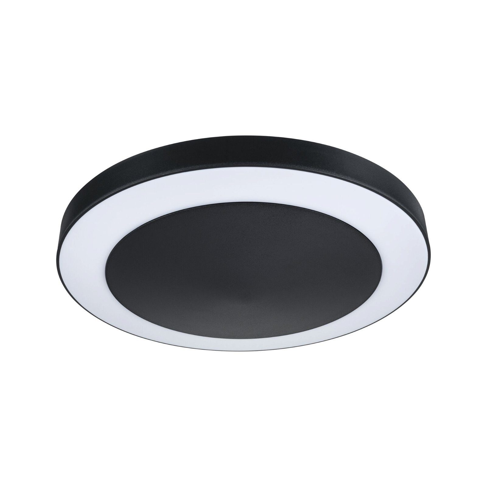 Paulmann LED Außen-Deckenleuchte Circula IP44 rund 320mm 3000K 14W 880lm 230V Kunststoff, LED fest integriert, Warmweiß, Dämmerungssensor Bewegungsmelder seewasserresistent