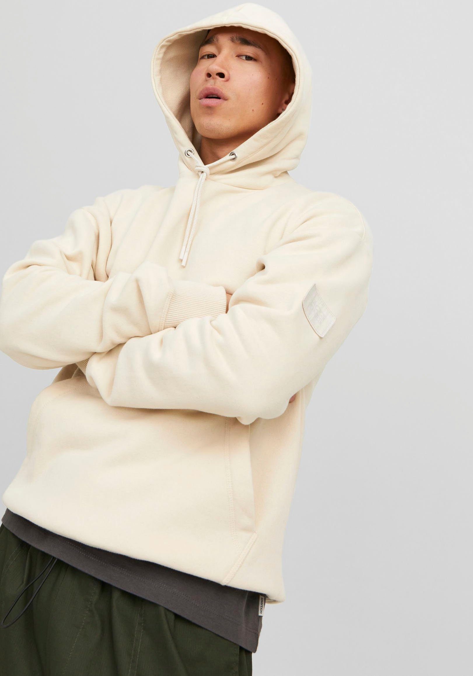 Kapuzensweatshirt JCOCLASSIC NOOS Jack TWILL Jones SWEAT & HOOD moonbeam