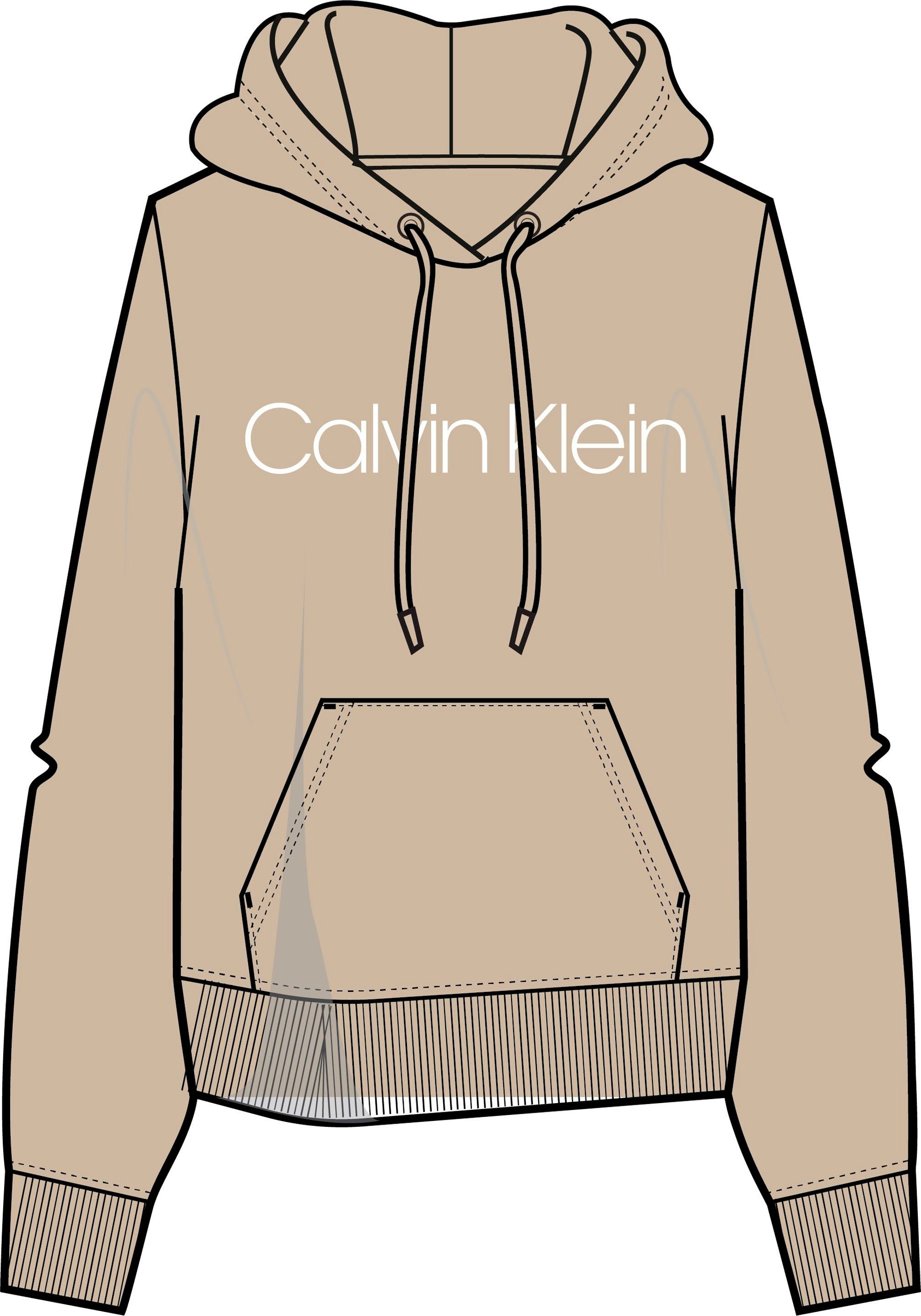Calvin Klein Kapuzensweatshirt »LS CORE LOGO HOODIE« (1-tlg) mit großem  Calvin Klein Logo-Schriftzug