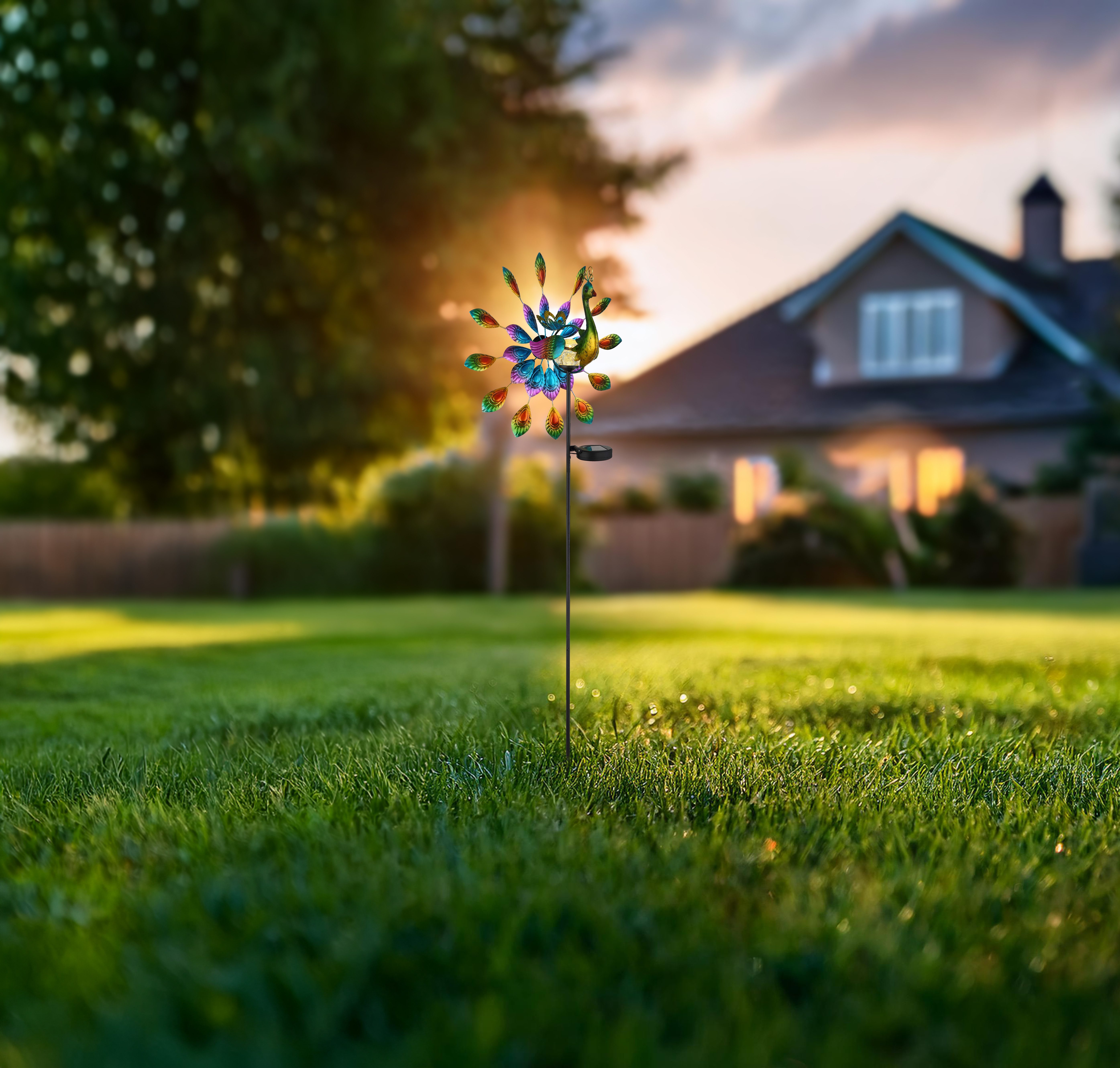GLOBO LIGHTING LED Solarleuchte SOLARLEUCHTE METALL SCHWARZ MATT, 1XLED, LED fest integriert, Warmweiß, Solar Garten Terrasse Außenbeleuchtung Dekoleuchten