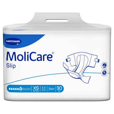 Molicare Inkontinenzslip MoliCare® Slip 6 Tropfen XS (30-St., für empfindliche Haut) für bequemer Sitz
