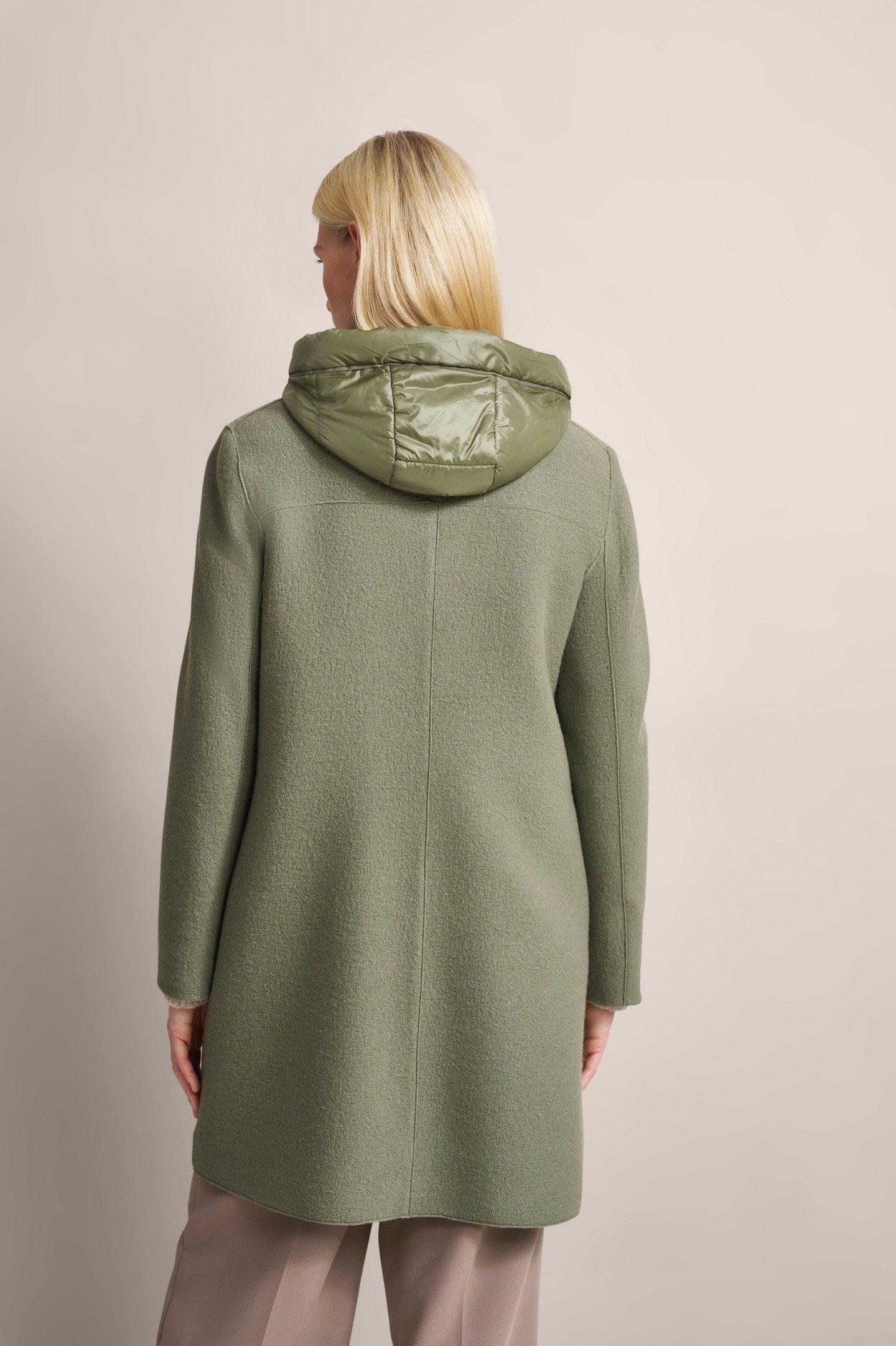 bugatti Kurzmantel mit Materialmix