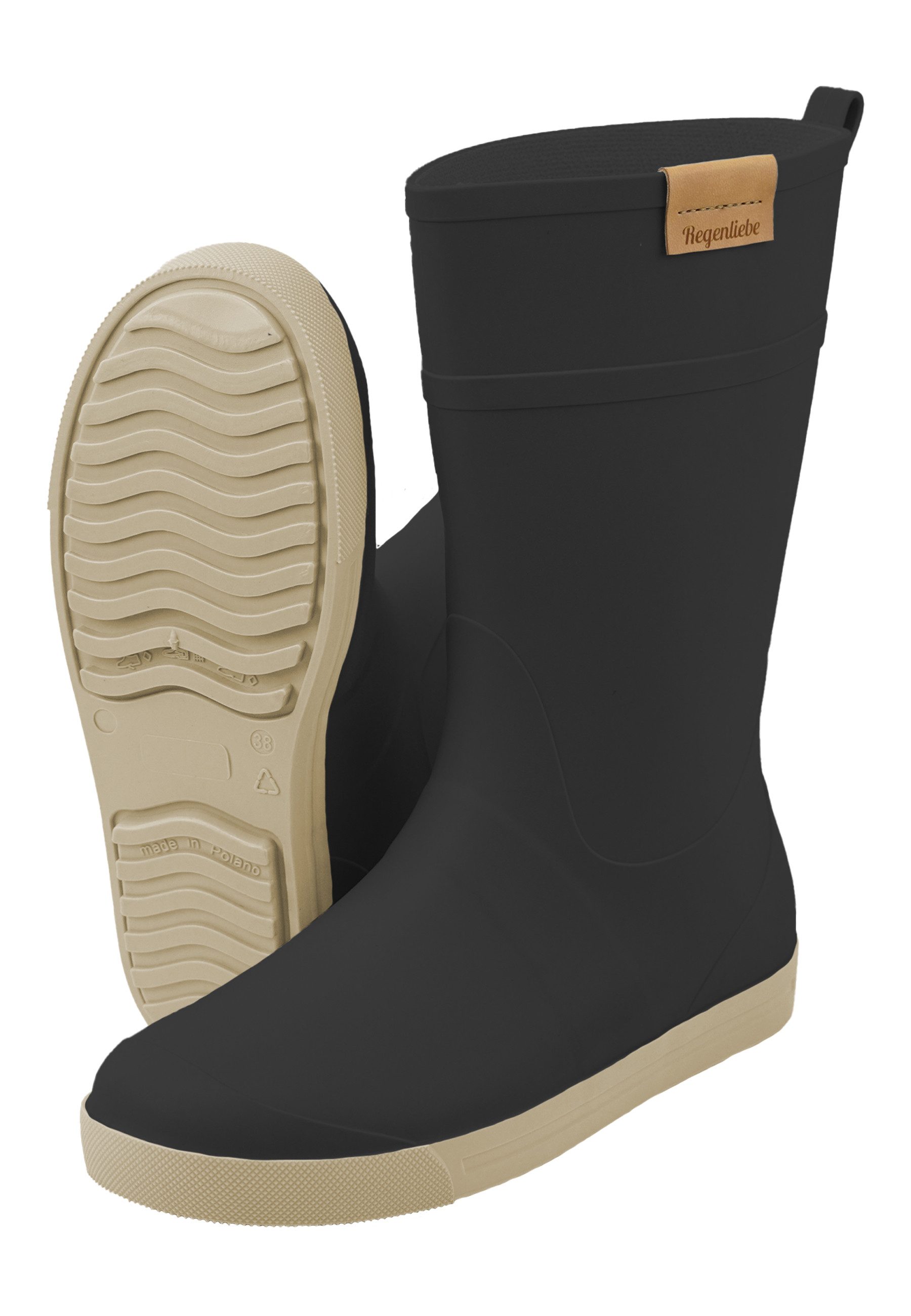 Regenliebe Rainy Day Gummistiefel zweifarbiger Gummistiefel rutschfest