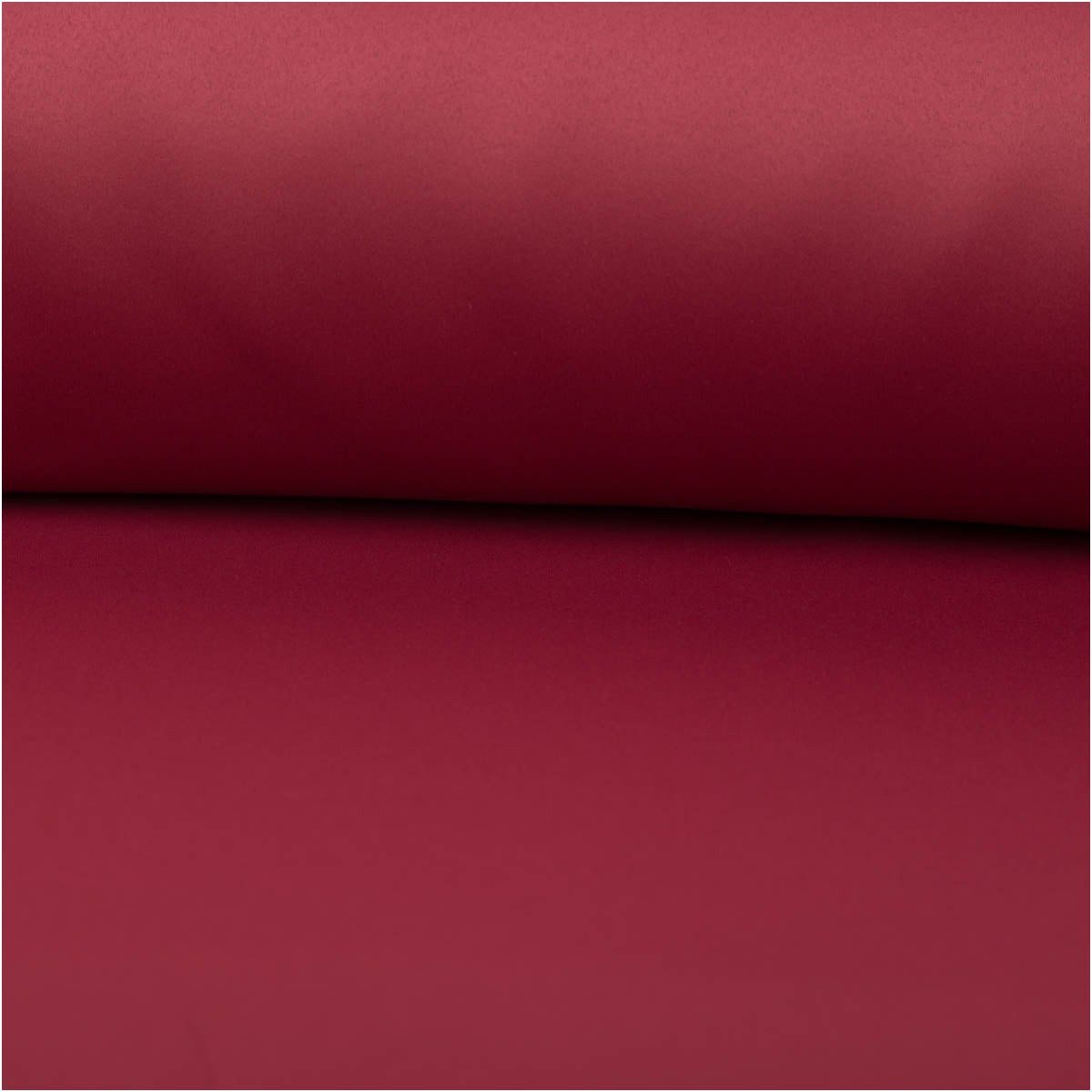 SCHÖNER LEBEN. Stoff Verdunklungsstoff Uni Dunkelrot abdunkelnd 150 cm breit, pflegeleicht