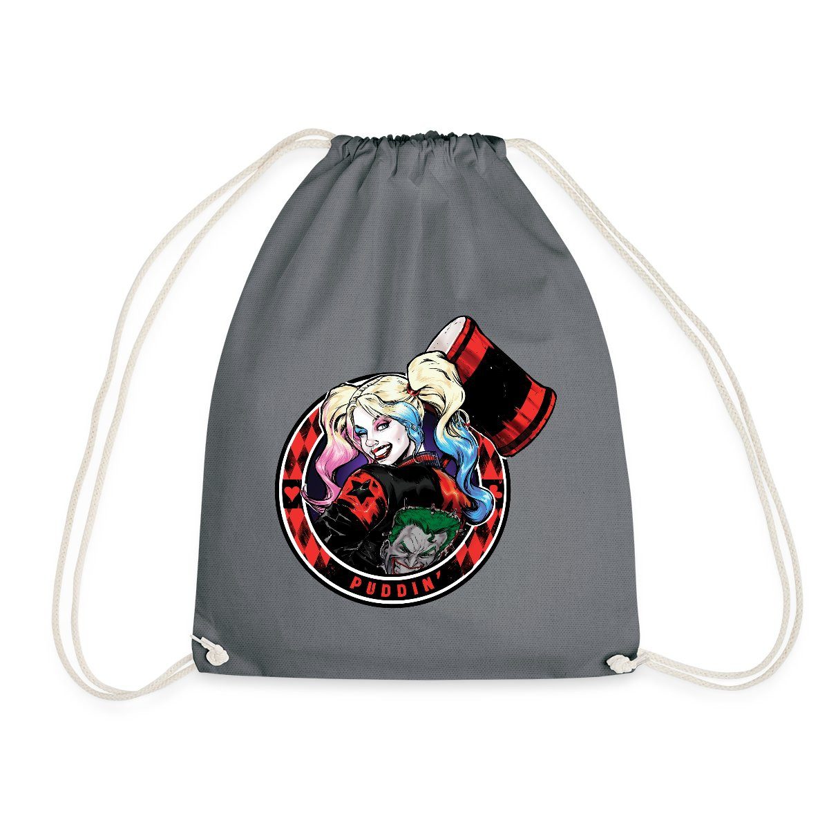 Spreadshirt Turnbeutel Harley Quinn Puddin' Turnbeutel (1-tlg)