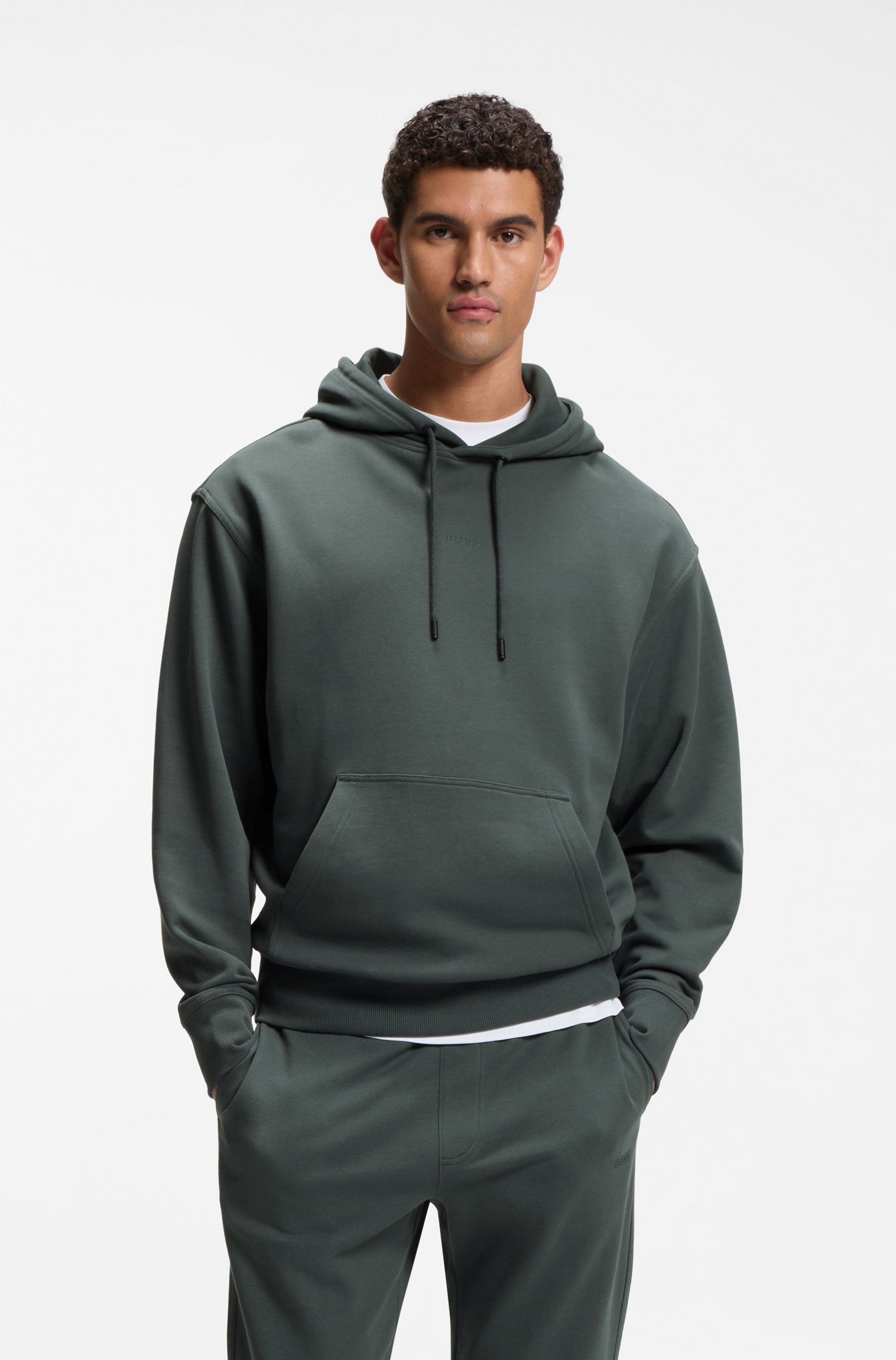 BOSS ORANGE Kapuzensweatshirt WeSmallhood mit Kängurutasche