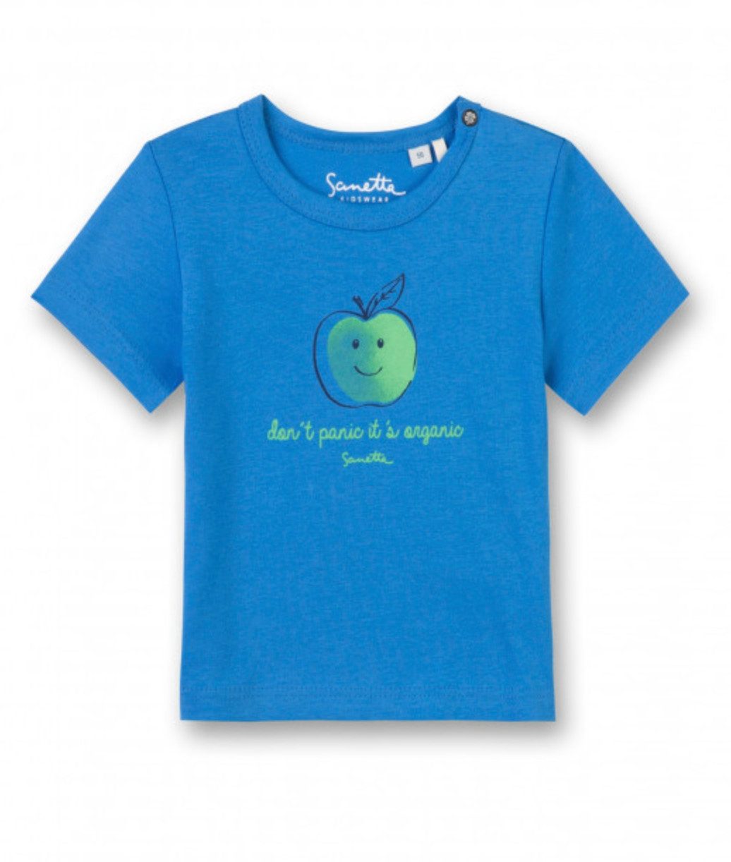 Sanetta T-Shirt Baby T-Shirt aus Bio-Baumwolle mit Print und Kurzarm Design