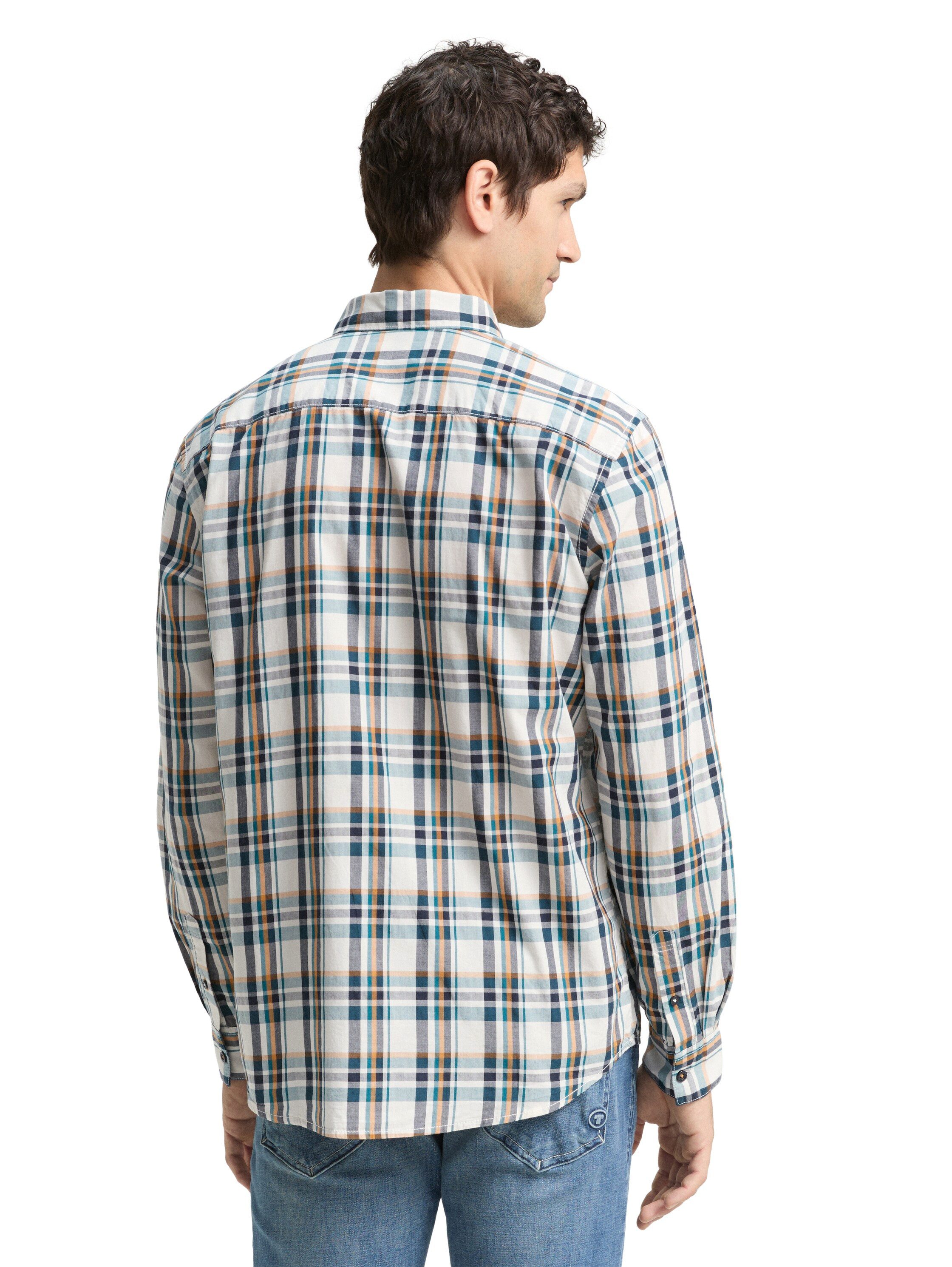 TOM TAILOR Langarmhemd mit Karomuster günstig online kaufen