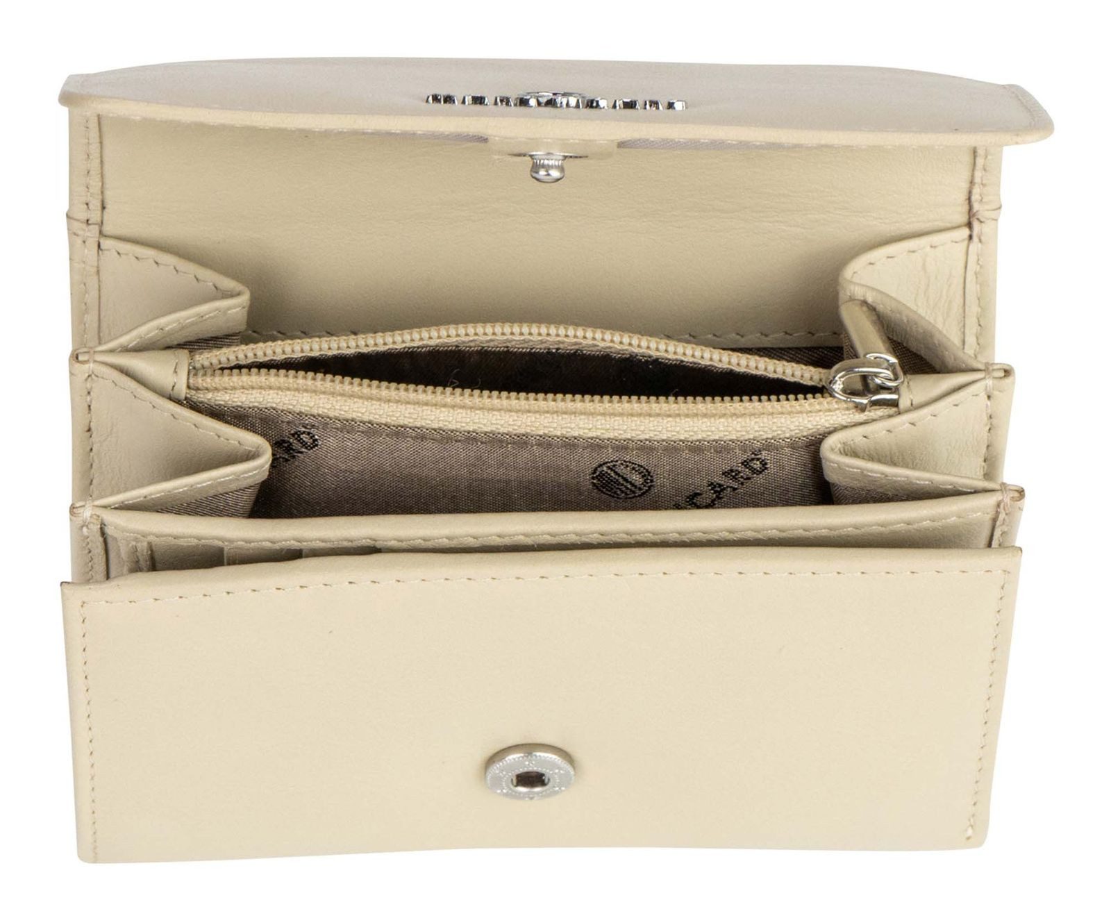 Marc Picard Geldbörse Wallet with Flap, aus echtem Rindsleder mit RFID-Blocker Schutz