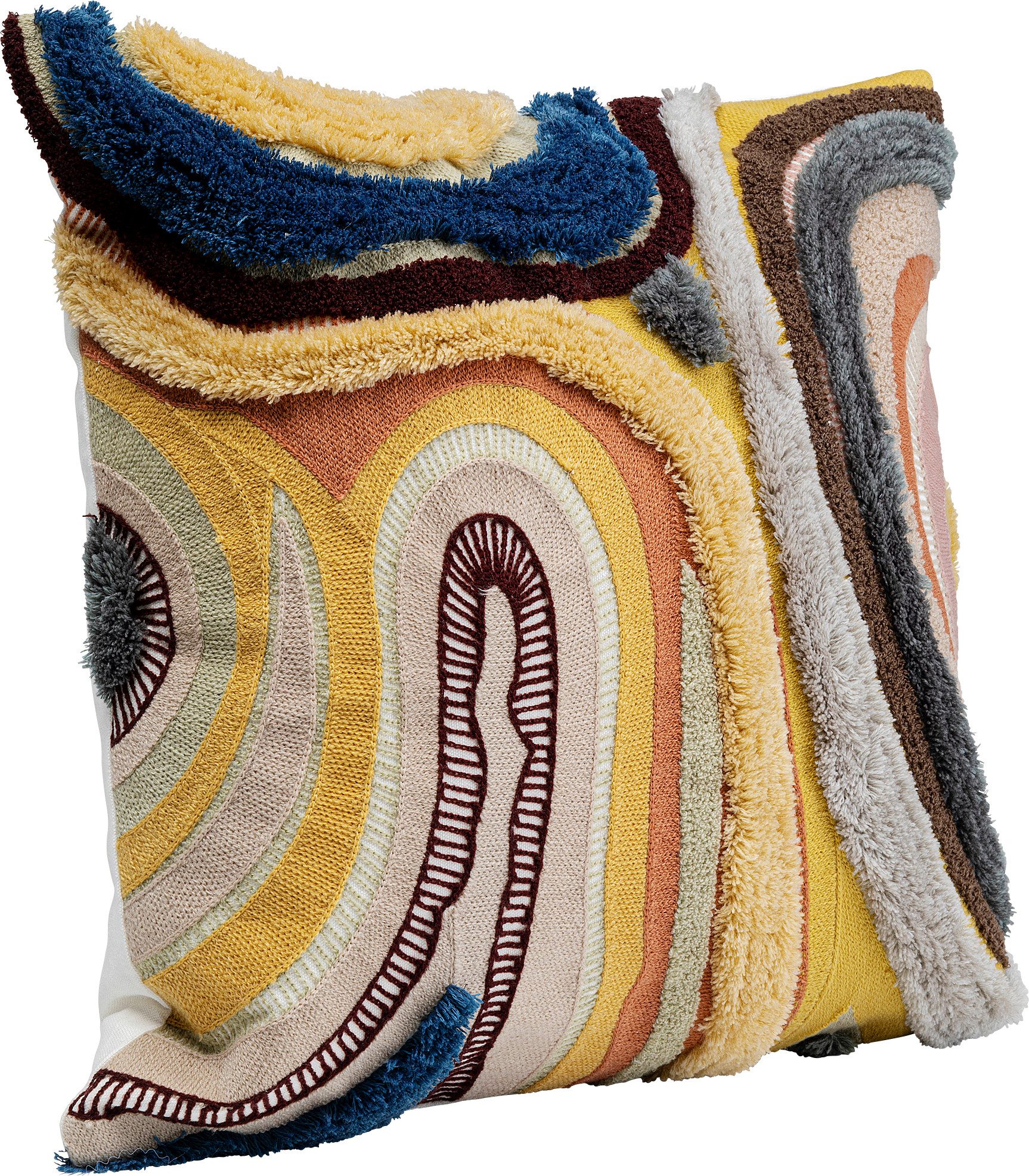 Kare Design Dekokissen Lava, Kissenhülle mit Füllung, 45x45 cm, stützt Kopf und Nacken angenehm und sorgt für erholsamen Schlaf