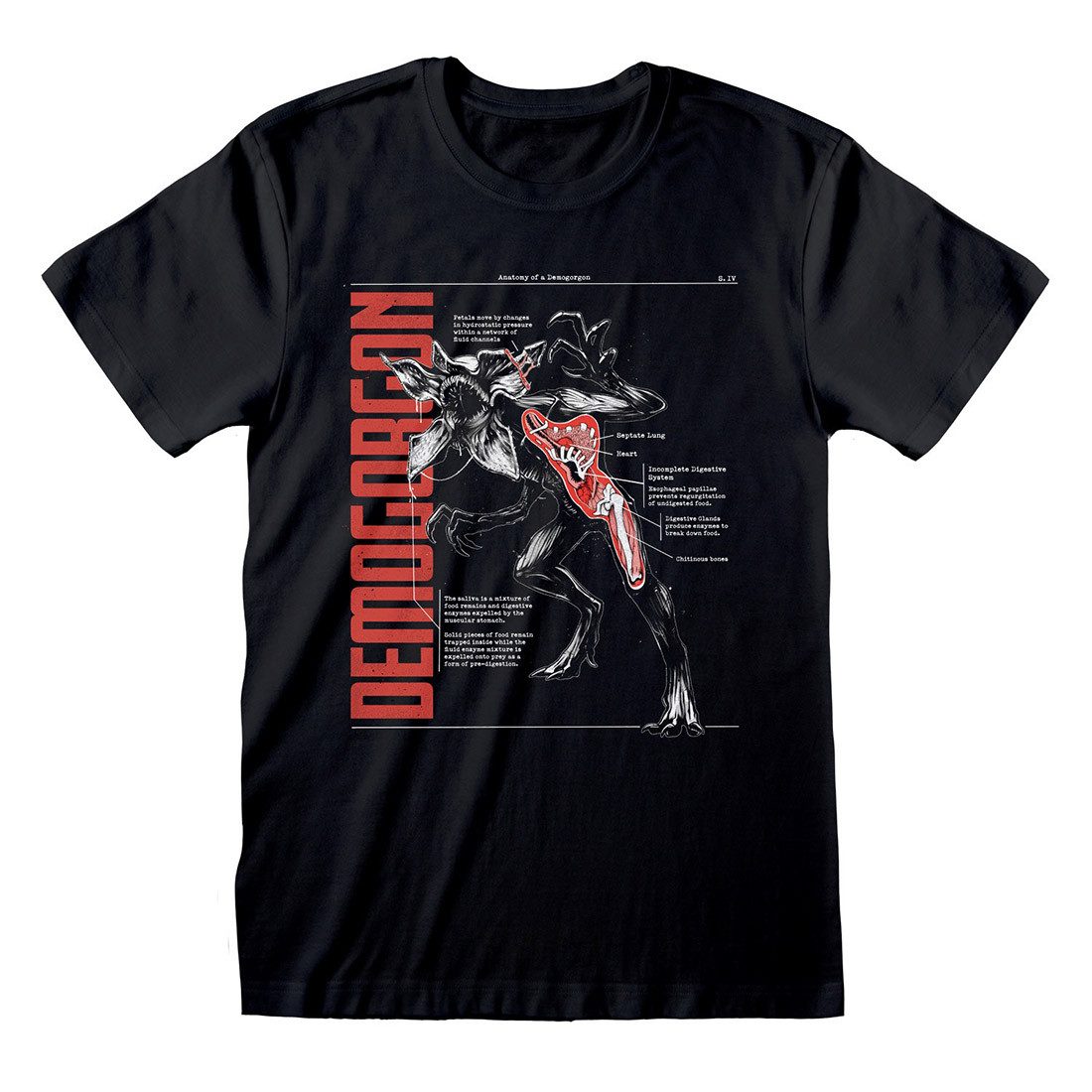 Stranger things T-Shirt Anatomy Of A Demogorgon