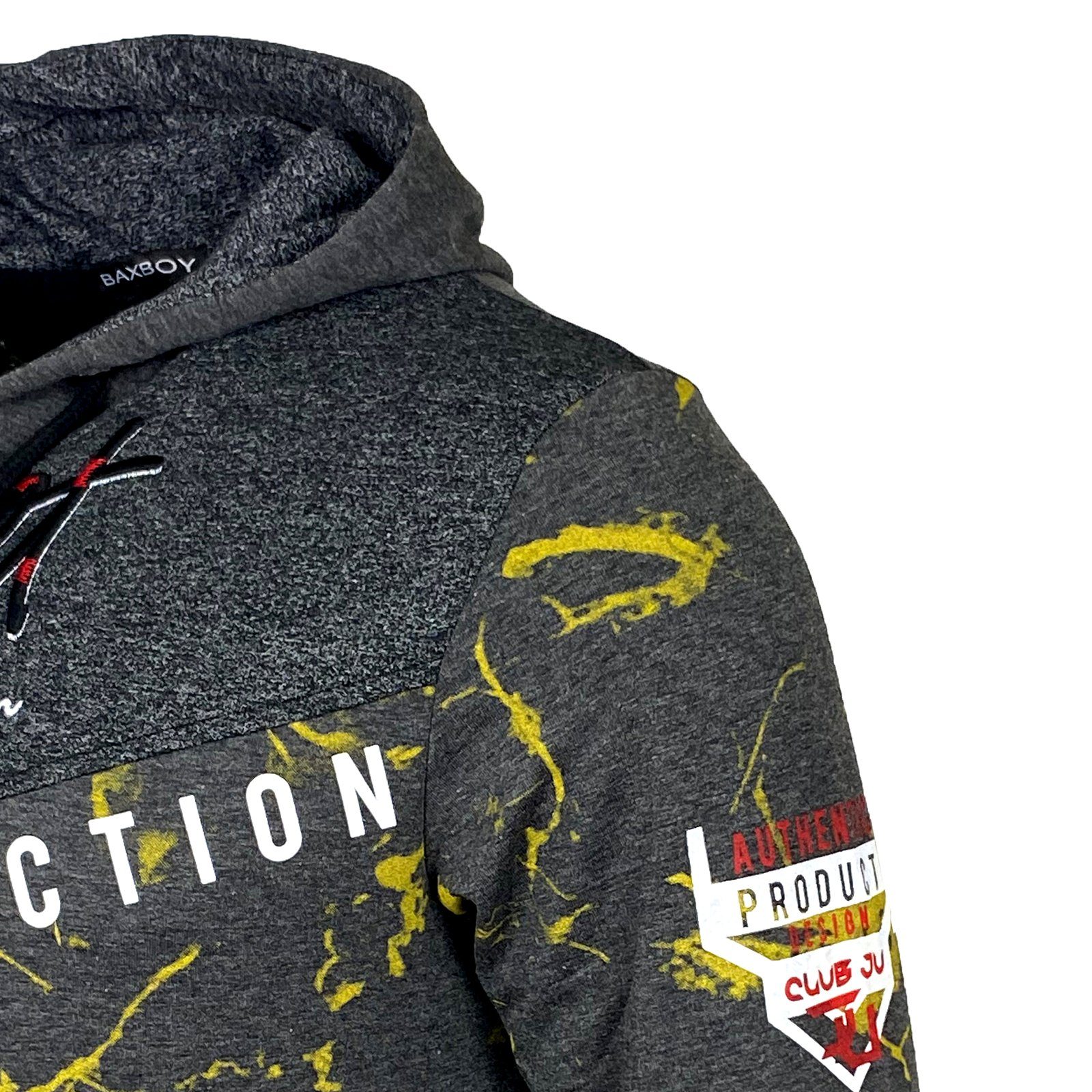 Baxboy Hoodie Baxboy Herren Pullover Hoodie Sweatshirt Langarm Kapuzenpullover 2628 – Bild 3 von 5