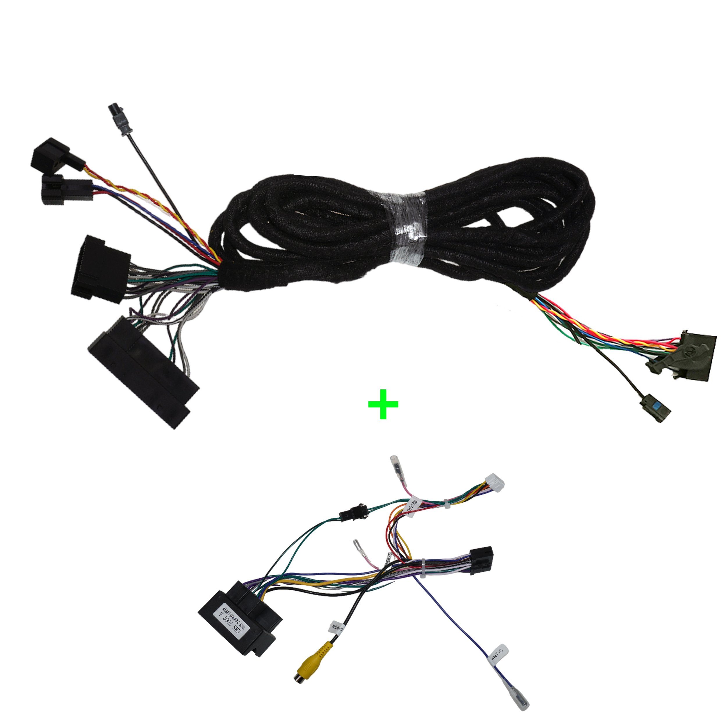 TAFFIO® W220 W215 C215 Android Radio AGW NTG 2.5 Quadlock Bypass Cable KFZ Adapter