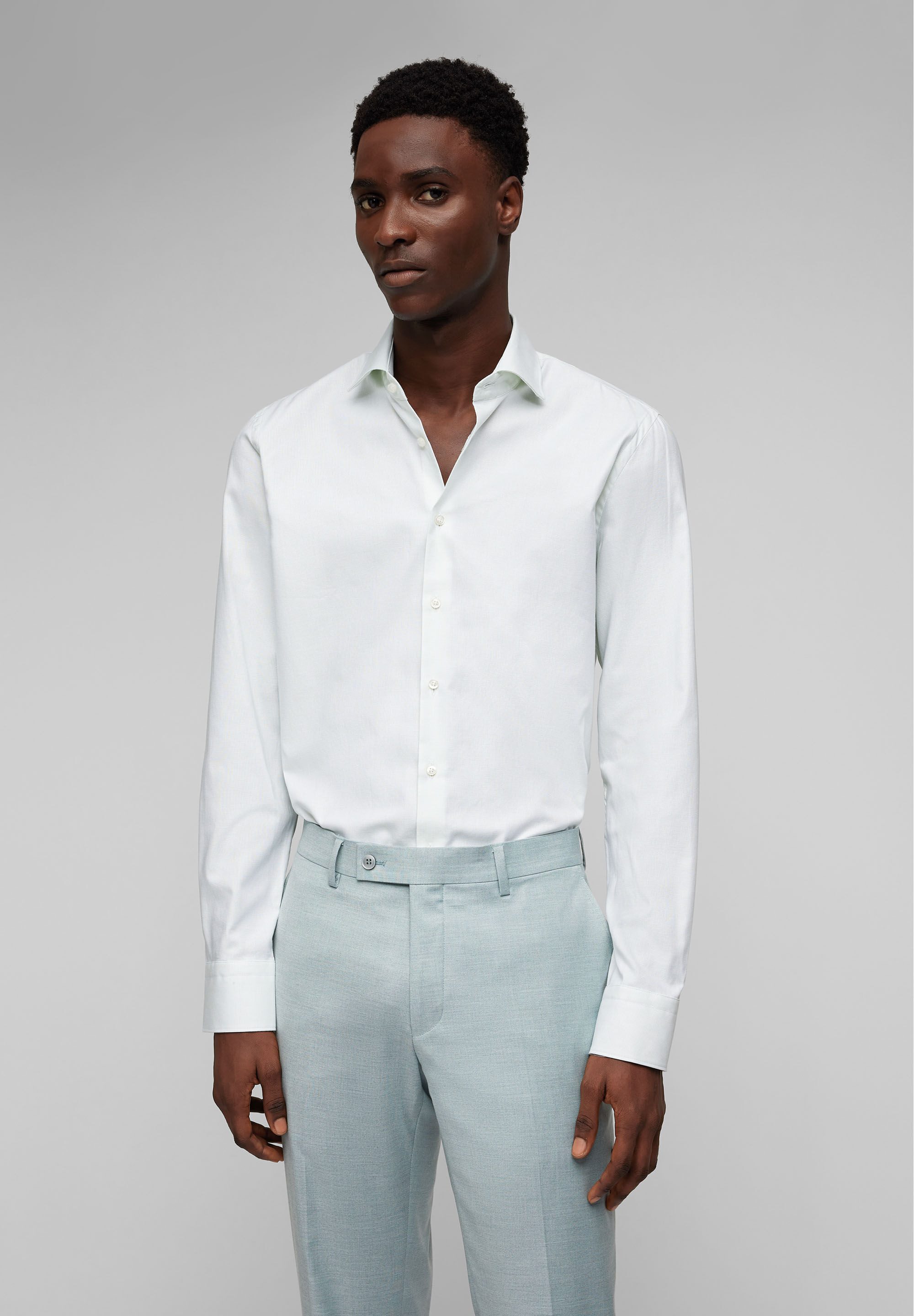 HECHTER PARIS Langarmhemd aus Baumwolle