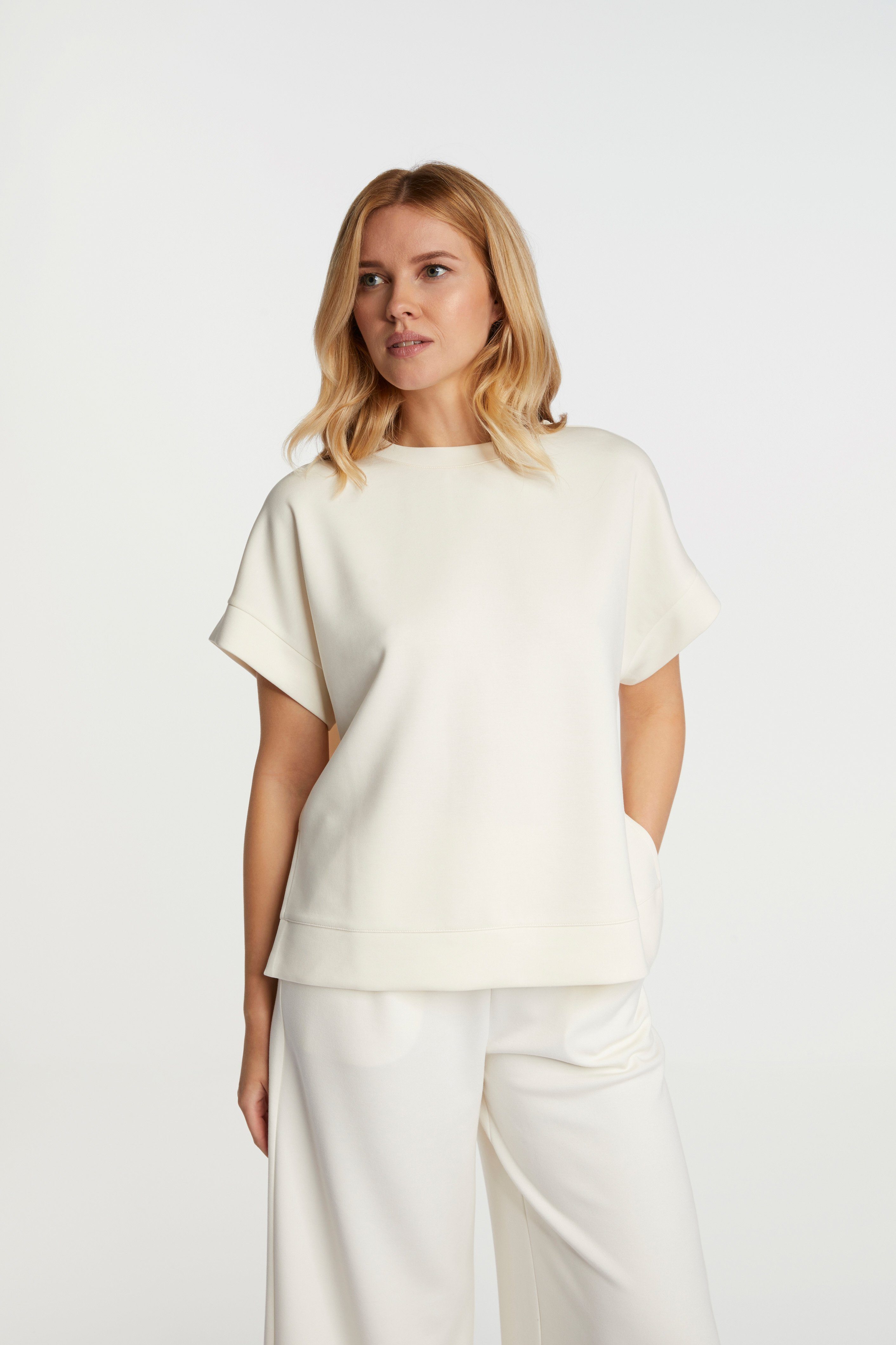 RICHROYAL Sweatshirt aus weicher, fester, gepeachter günstig online kaufen