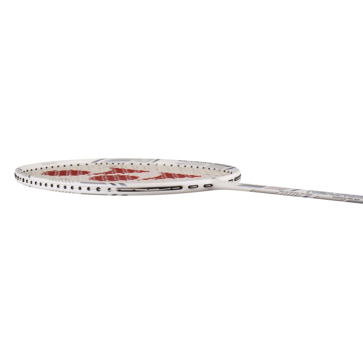 Yonex Badmintonschläger Nanoflare Nextage (grifflastig, mittel) weiss - besaitet, Gewichtsklasse: 4U/G5