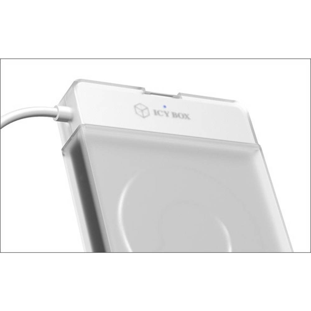 ICY BOX Festplatten-Gehäuse Raidsonic Adapter Kabel und Gehäuse für eine 2.5″ SATA IB-AC703-U3, HotSwap-fähig