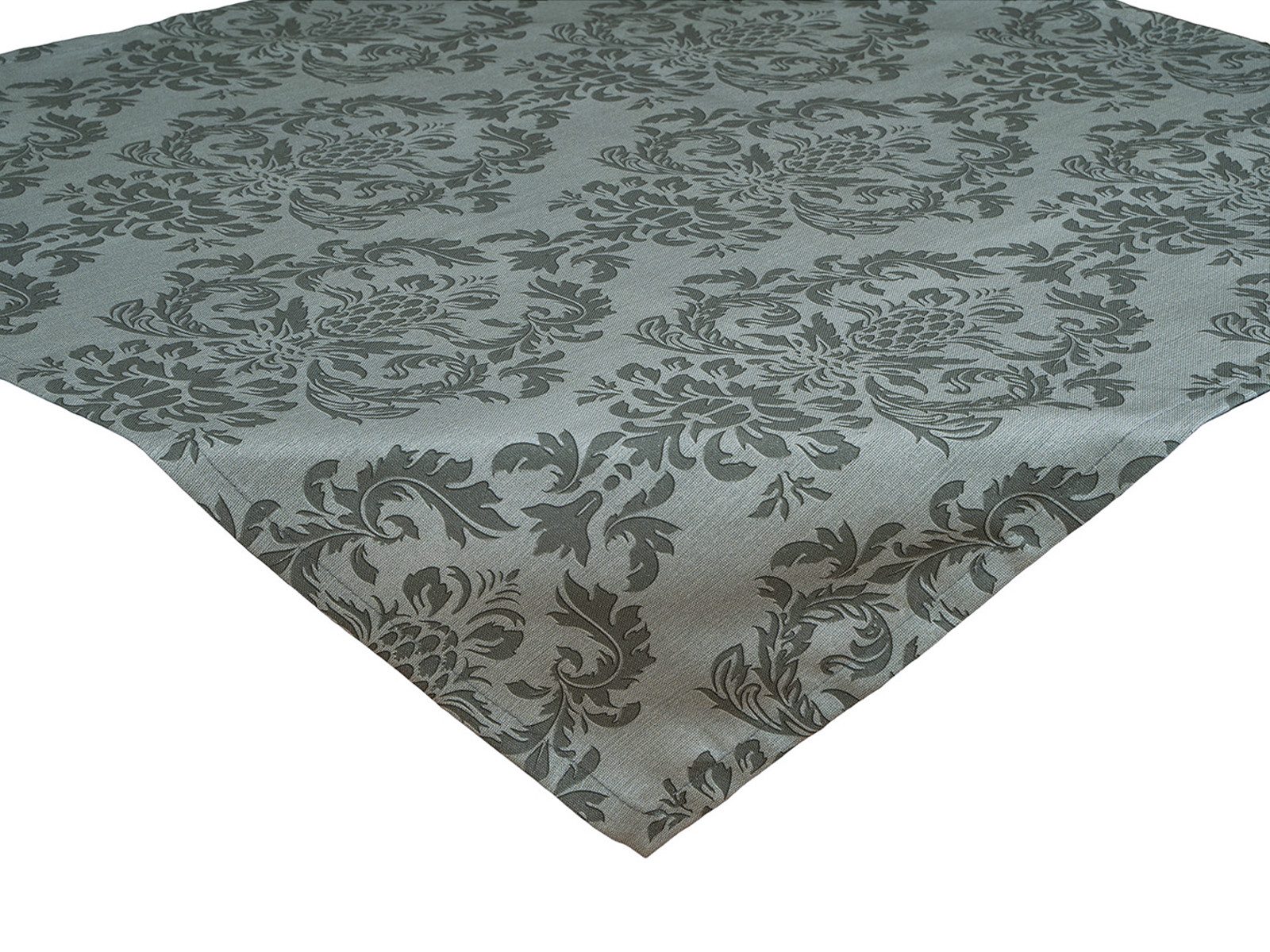 beties Mitteldecke Epoche (1-tlg, 1 Stück Kissenhülle), 80x80 cm Baumwolle silber-grau