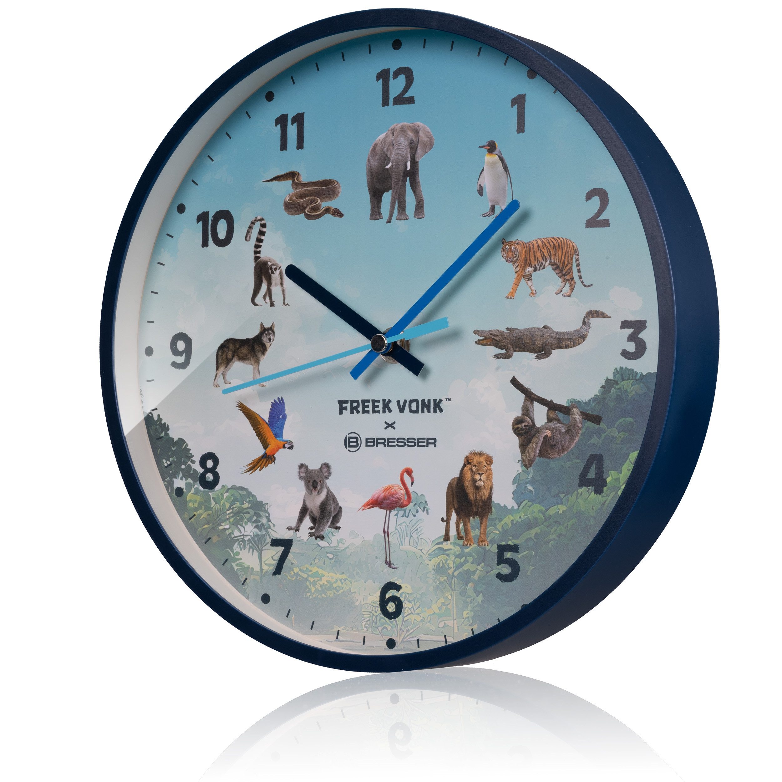 Freek Vonk x BRESSER Wanduhr Freek Vonk Kinder-Wanduhr günstig online kaufen