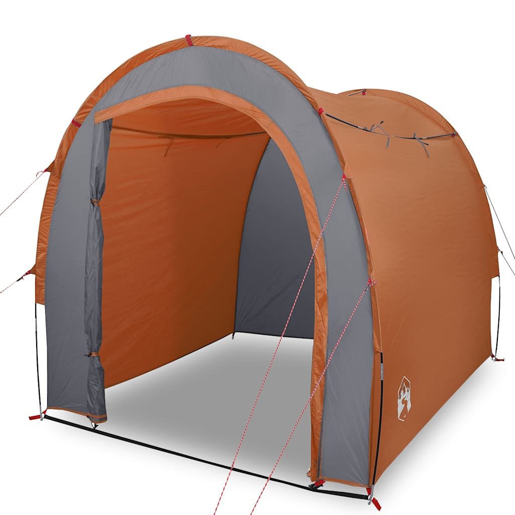 vidaXL Kuppelzelt Beistellzelt Orange Wasserdicht, (1 günstig online kaufen