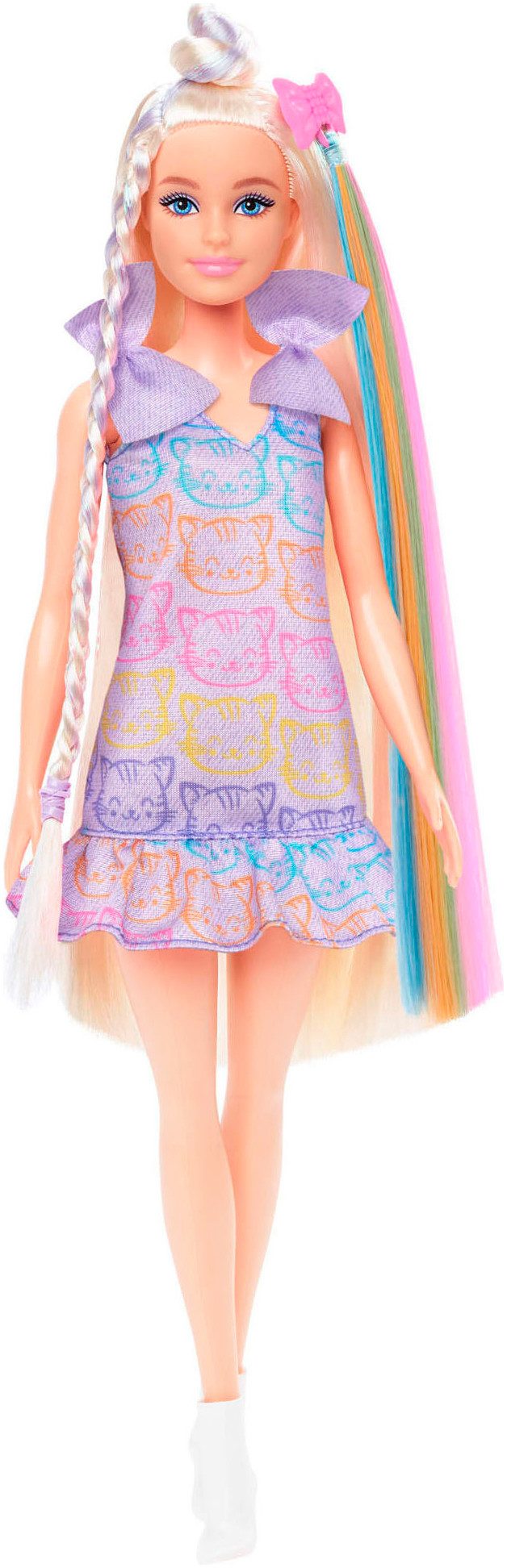 Barbie Anziehpuppe Fun & Fancy, mit Accessoires, extra langem blondem Haar günstig online kaufen