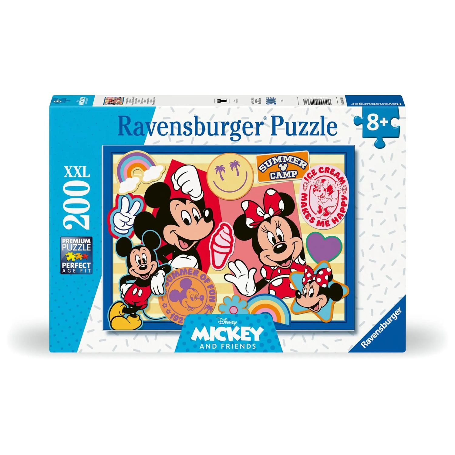 Ravensburger Puzzle Kinderpuzzle 200 XXL Teile - Disney Micky Maus - Unterwegs mit..., 200 Puzzleteile