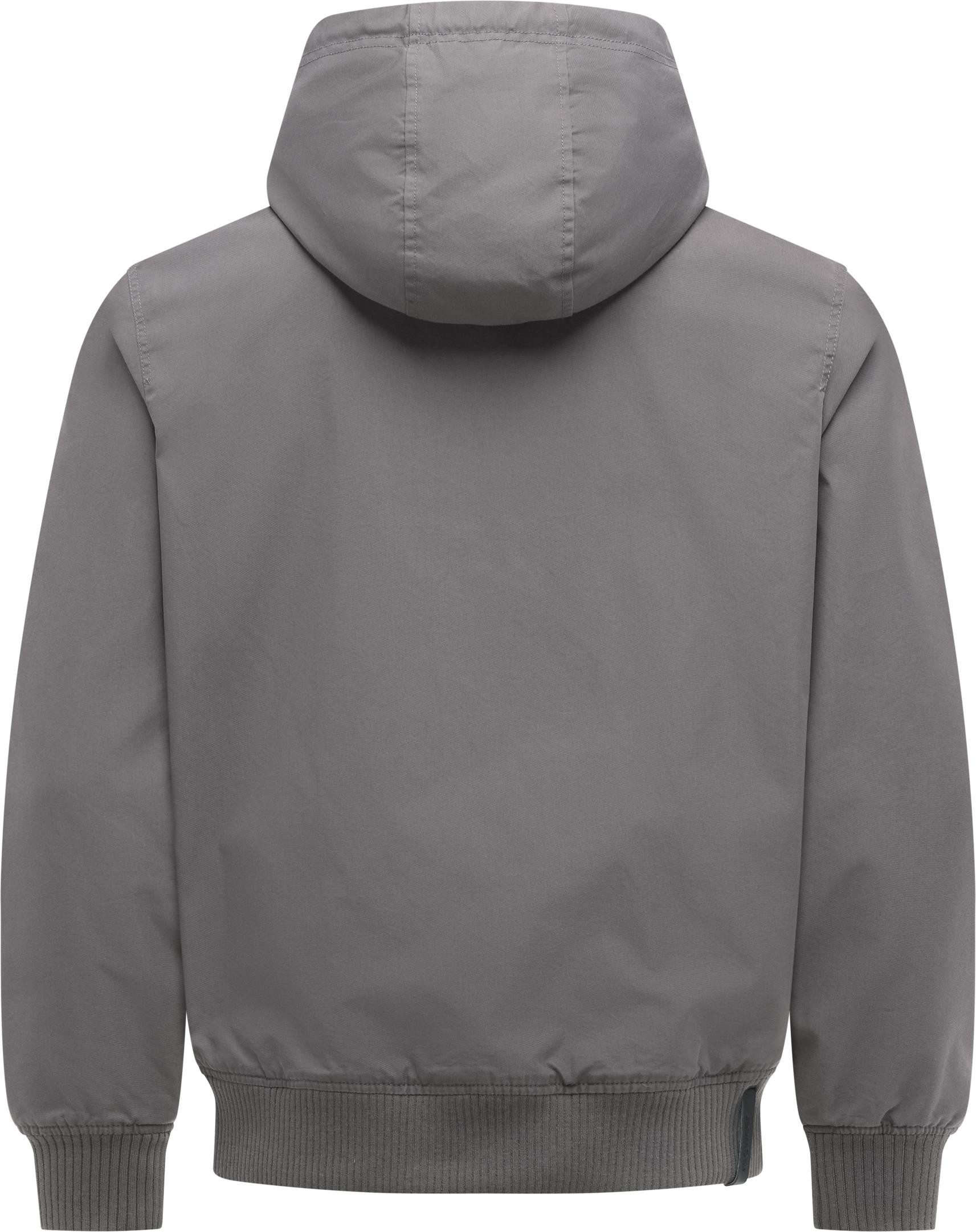 Ragwear Outdoorjacke Crusien Hood YOUMODO Leichte Übergangsjacke mit Kapuze
