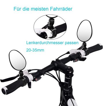 GelldG Fahrradspiegel Fahrradspiegel Fahrradrückspiegel 2 Stücke Radfahren Rückspiegel