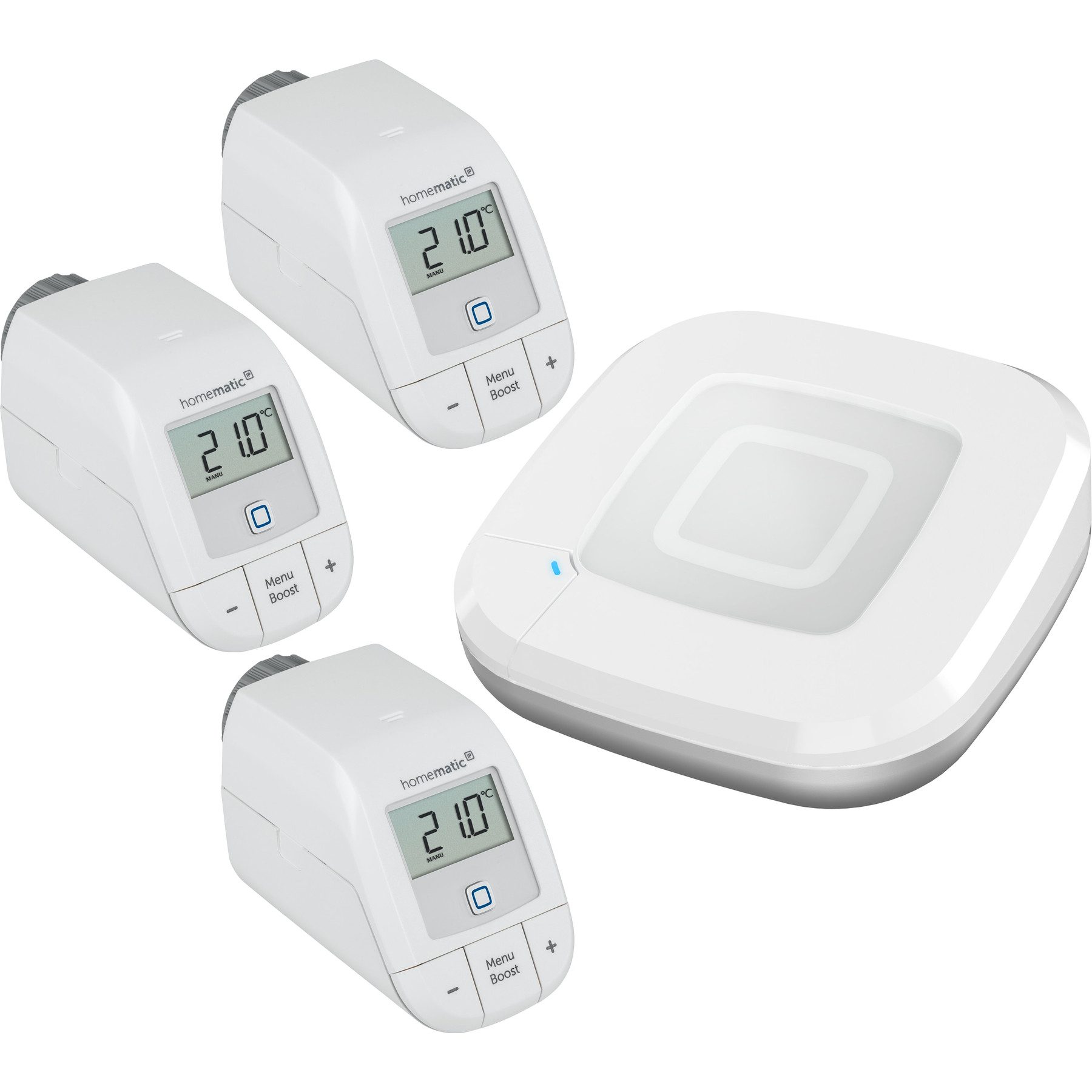 Homematic IP HOMEMATIC IP Starterset Heizen für 3 Heizkörper Smart-Home Starter-Set