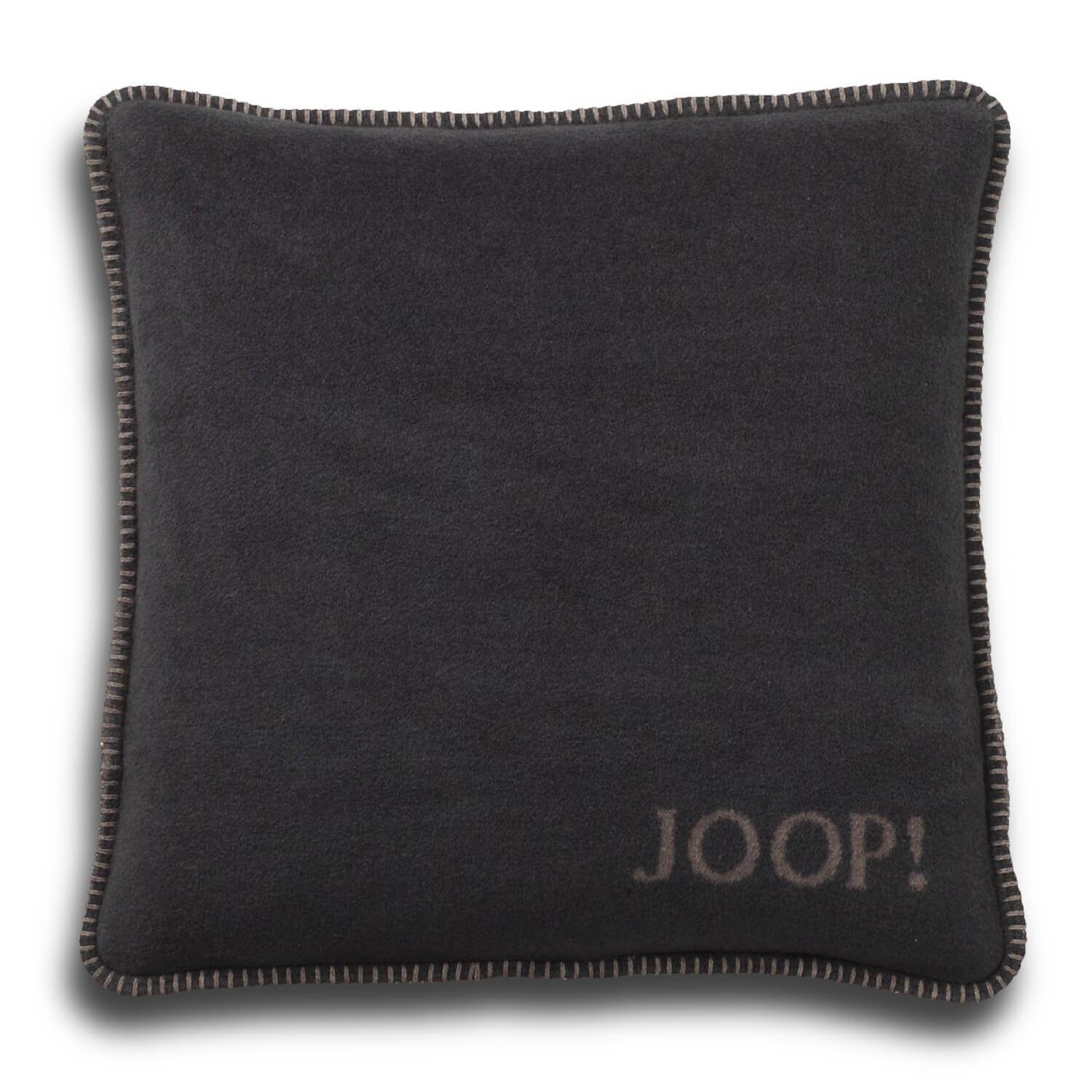JOOP! Dekokissen Kissenhülle UNI Doubleface 50x50 cm, Joop!-Buchstaben, Wen günstig online kaufen