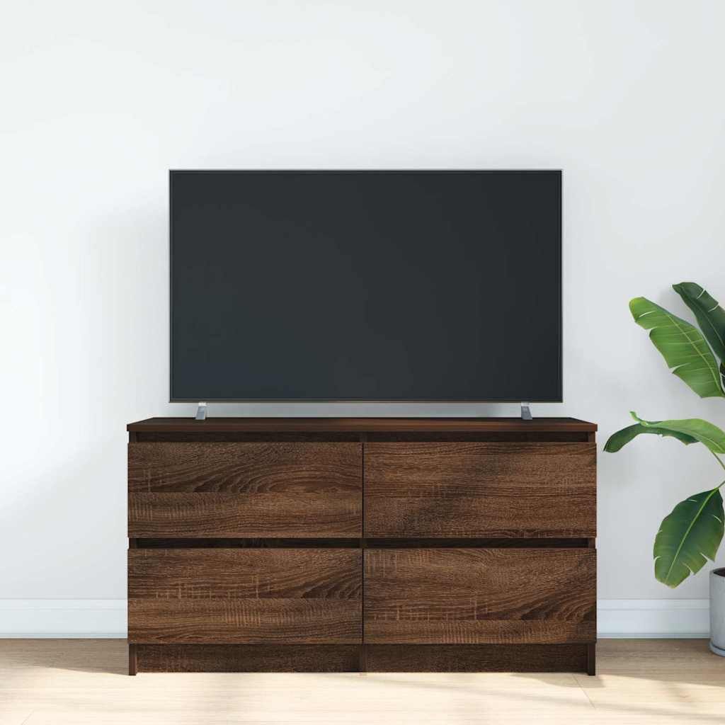 vidaXL TV-Schrank TV-Schrank Braun Eichen-Optik 100x35x54 günstig online kaufen