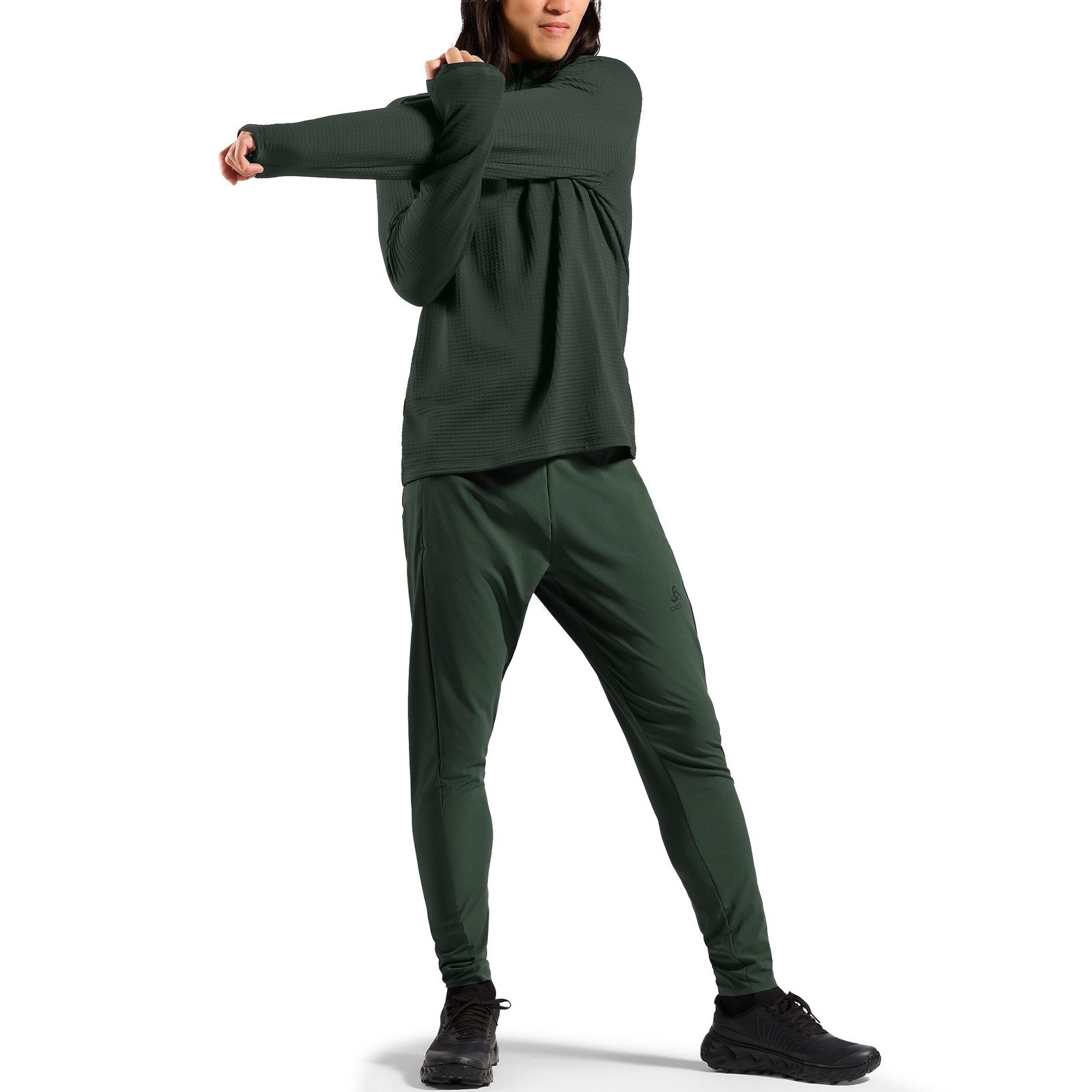 Odlo Laufshirt Essential Thermal mit Waffelstruktur