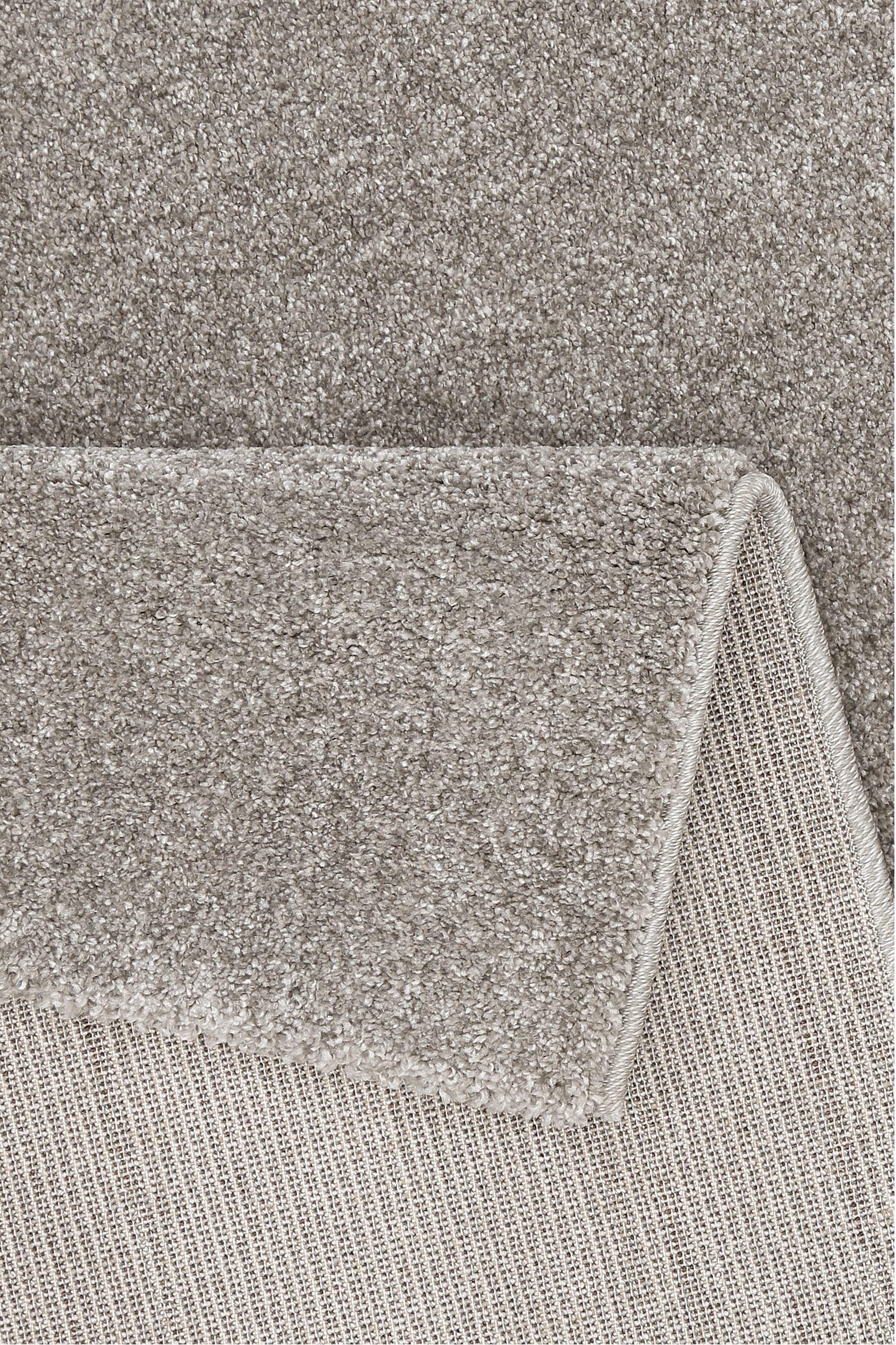 rechteckig, Höhe: besonders mm, Qualität, dichte einfarbig Teppich Frisee-Teppich, Tore, Home flach, 10 Kurzflor, grau affaire,