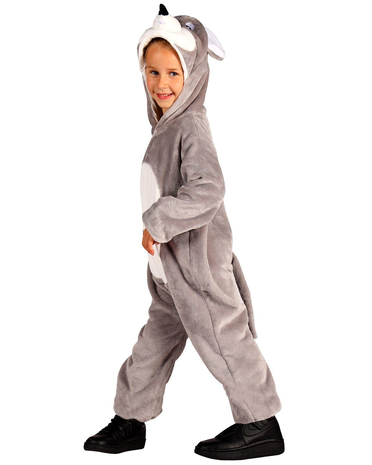 thetru Kostüm Maus Kinderkostüm, Grau - Overall