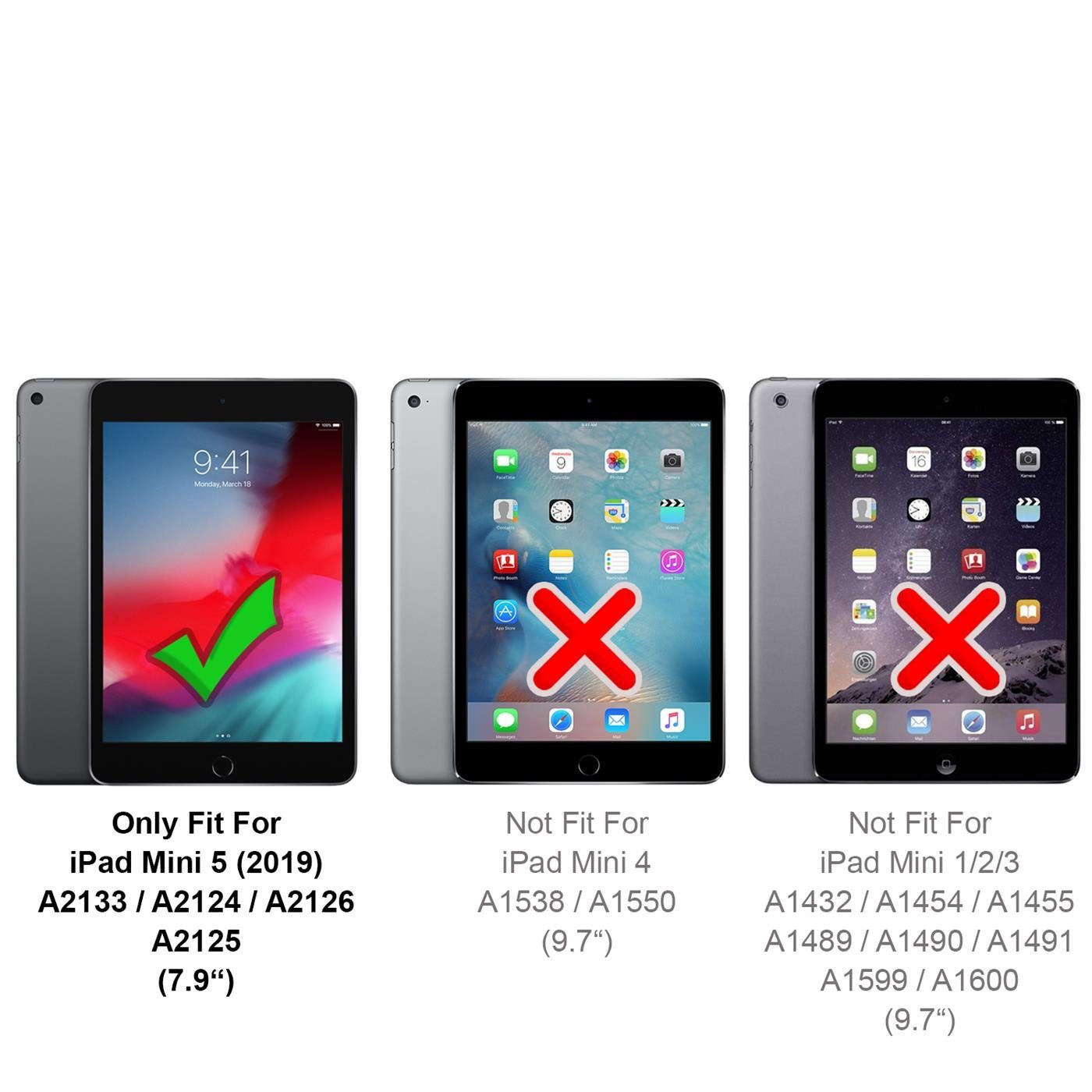 CoolGadget Schutzfolie Panzerfolie für iPad Mini 5, (9H+ Hartglas, Bubble  Free), Panzerglas Schutzfolie für Apple iPad Mini 5 Folie