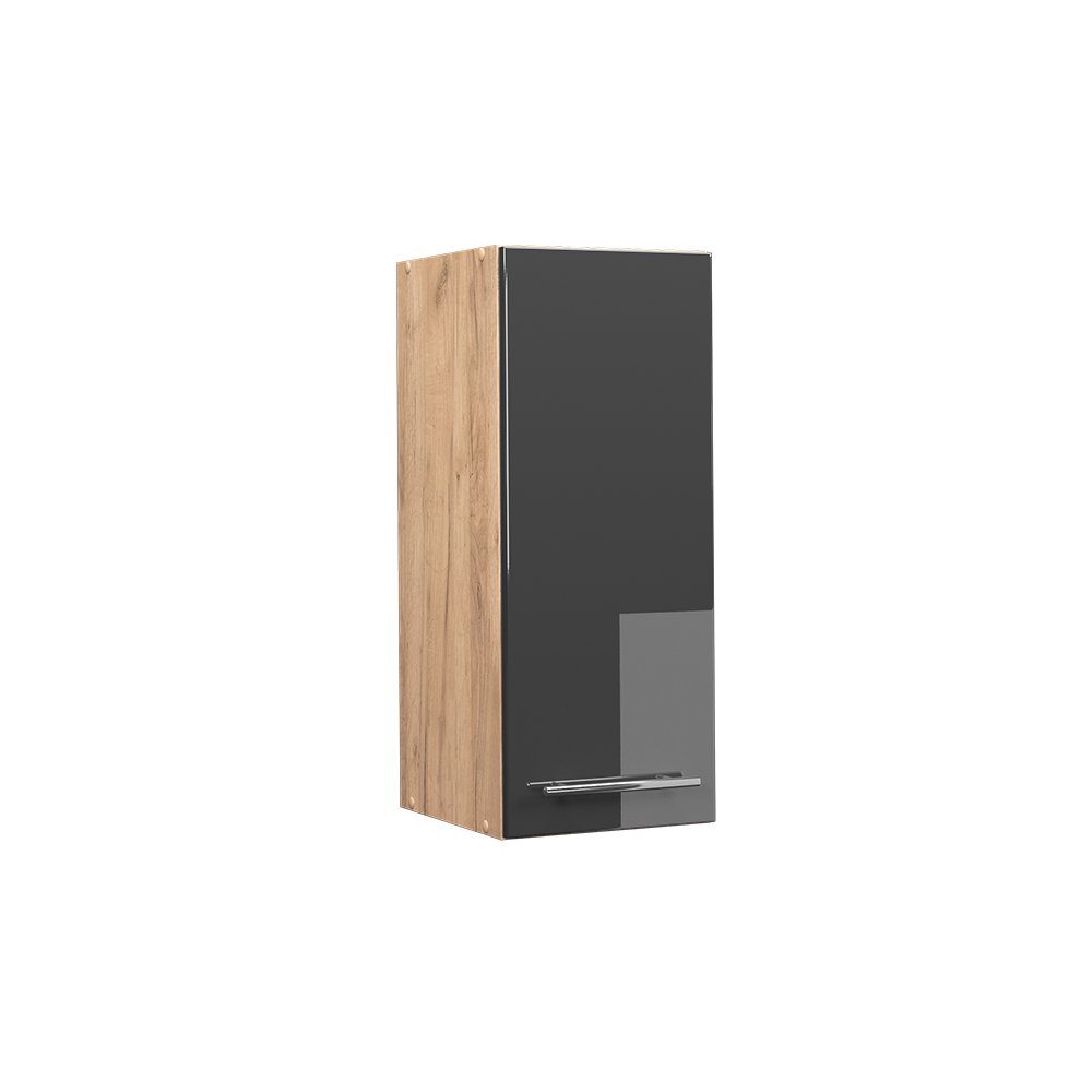 Vicco Hängeschrank Fame-Line, Anthrazit Hochglanz/Goldkraft Eiche, günstig online kaufen