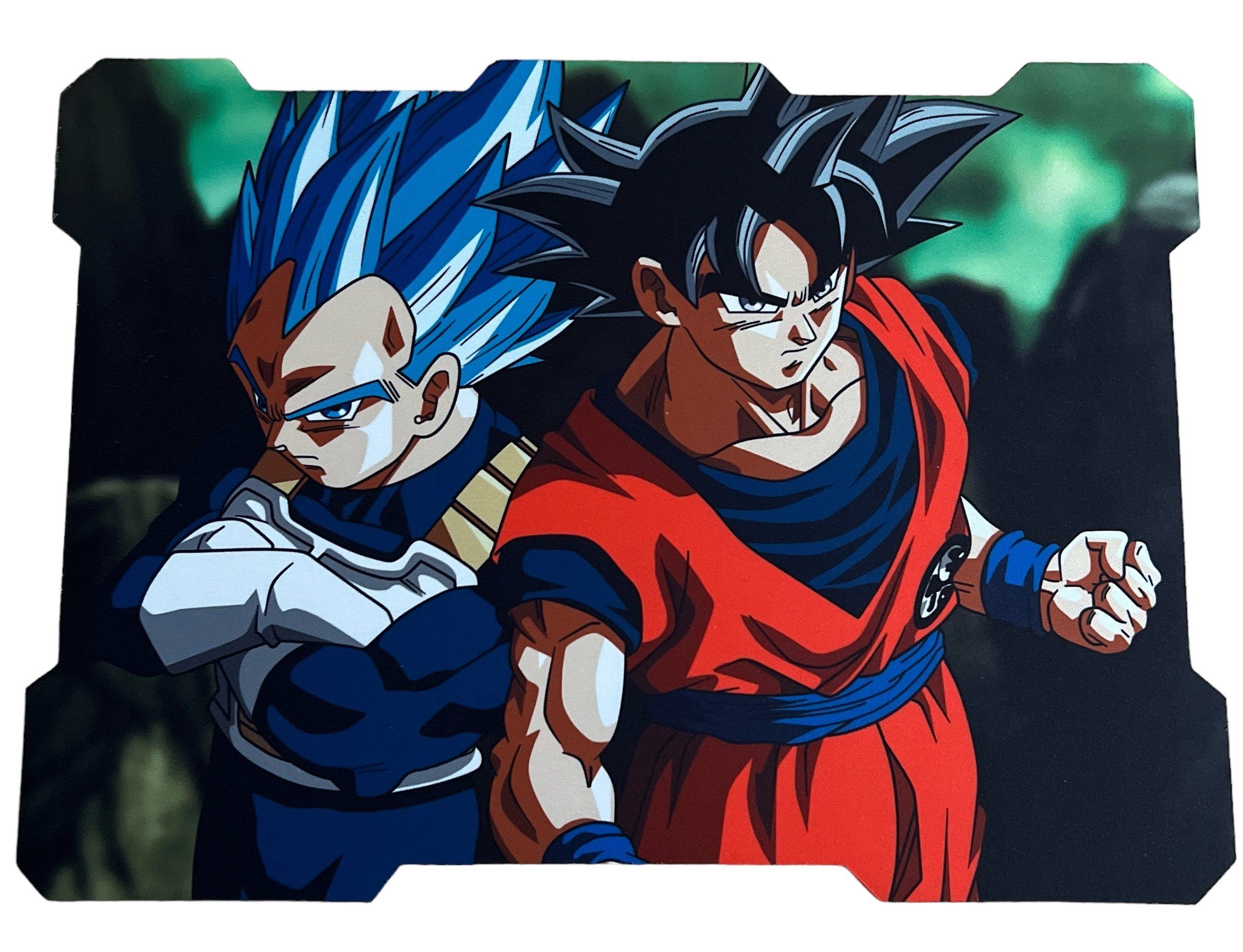 Stelby Gaming Mauspad Dragonball Mousepad mit Son Goku und Vegeta