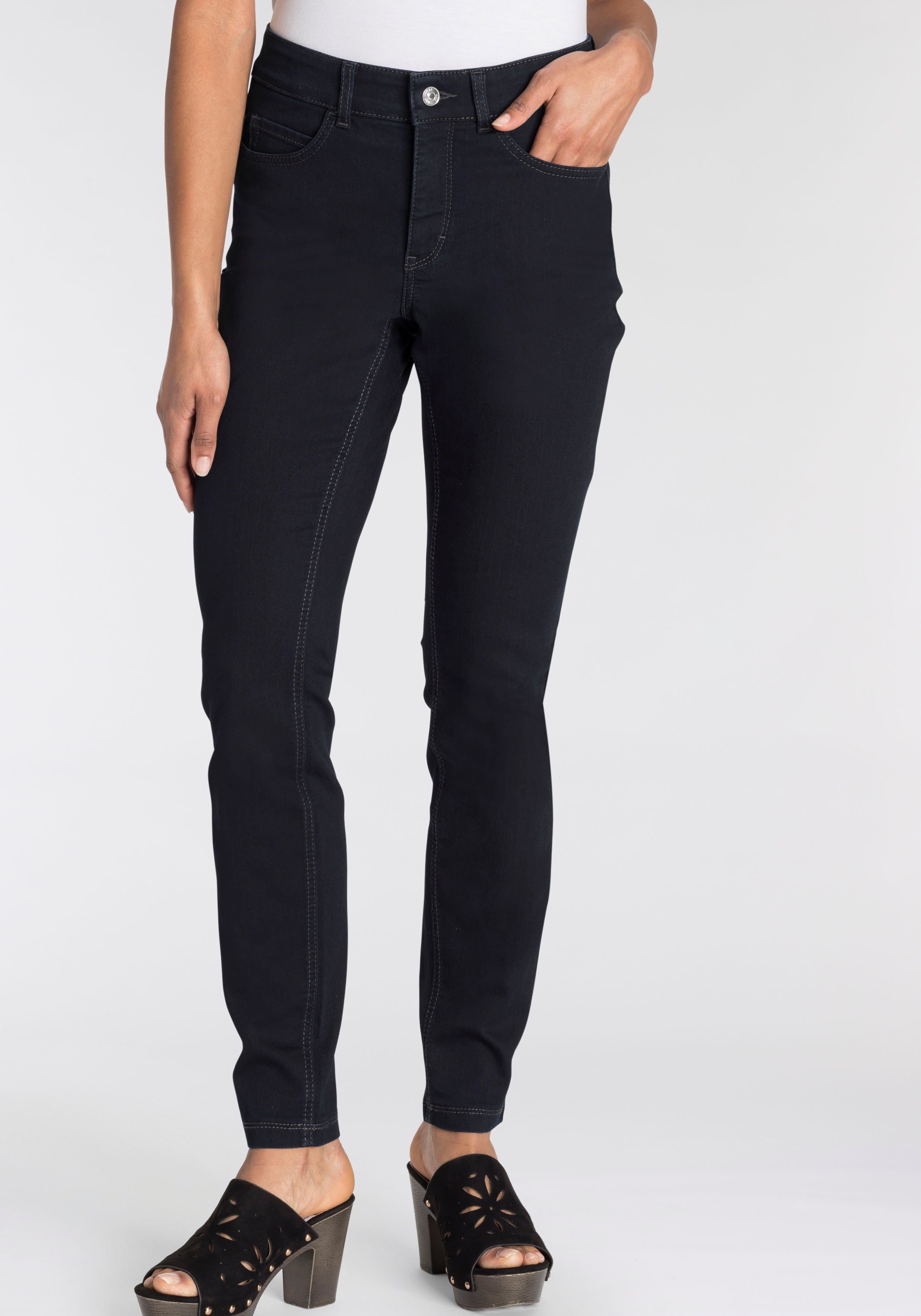 MAC Skinny-fit-Jeans Hiperstretch-Skinny Power-Stretch Qualität sitzt den  ganzen Tag bequem