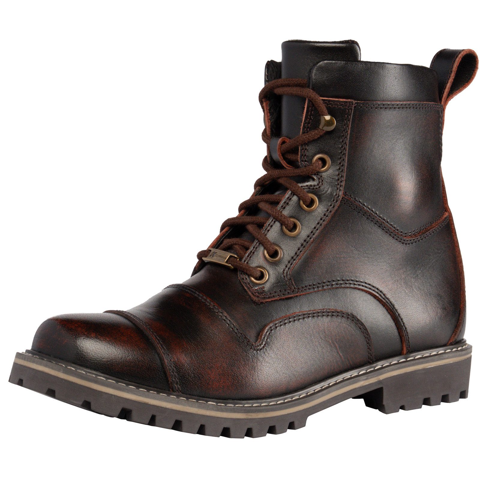 Kochmann Boots Kochmann Palermo Motorradstiefel Whisky Braun 42 Motorradstiefel (Packung, Antistatische und Öl- und Benzinfeste Sohle)