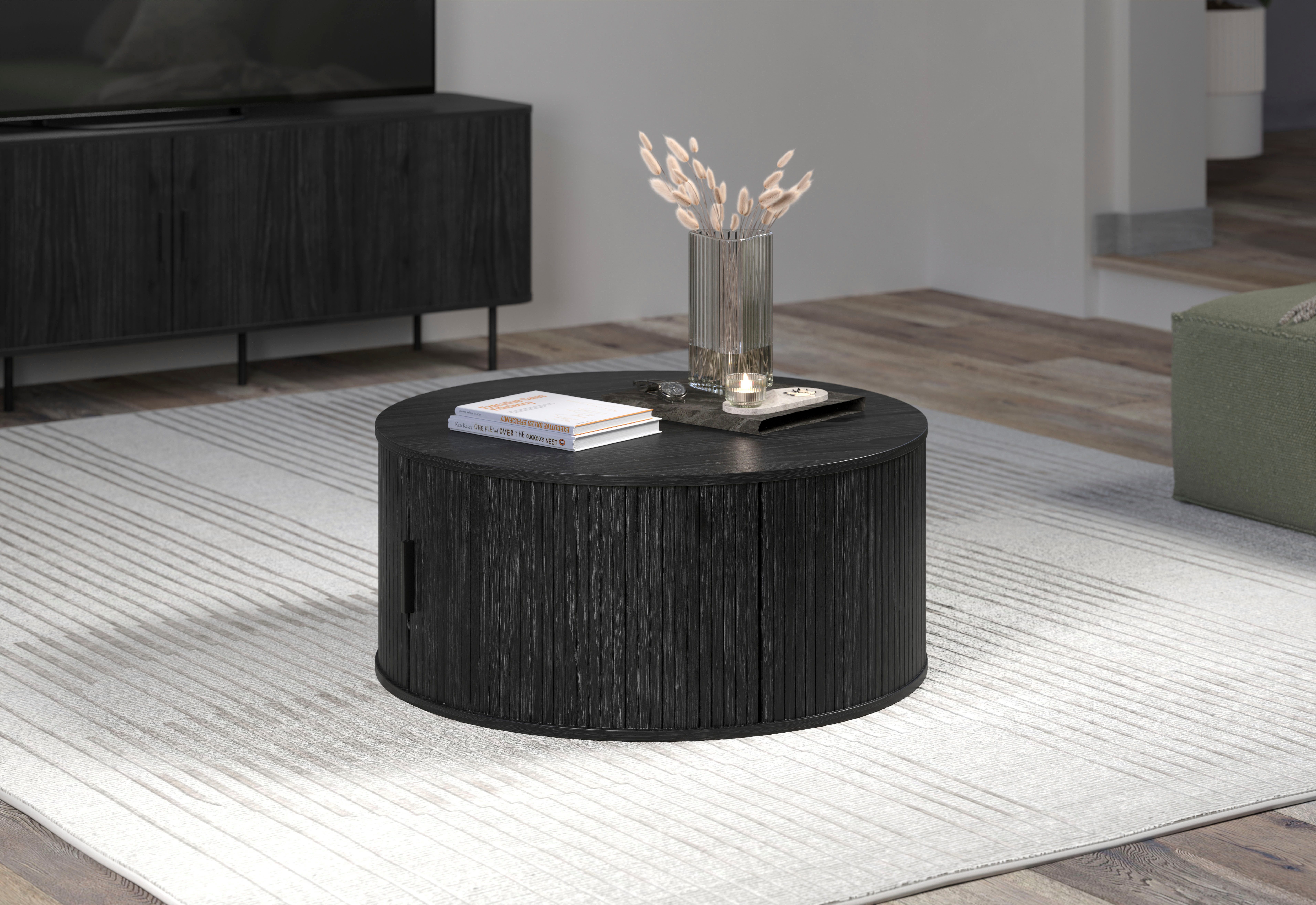 Home affaire Couchtisch Ronda (1-St), Runder Sofatisch mit Stauraum - Maße (B/T/H) 80/80/36 cm – Bild 2 von 5