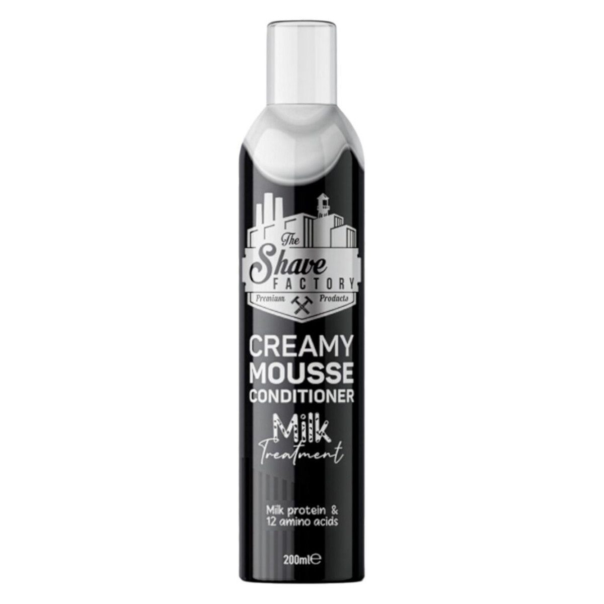 The Shave Factory Haarmousse Schaumfestiger Creamy Mousse Conditioner Milk Therapy 200ml