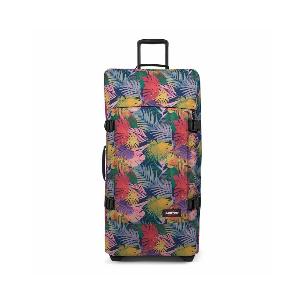 Eastpak Trolley TRANVERZ L, Großer Rollkoffer mit TSA-Schloss, 121L, Brize Retro Navy (bunt)
