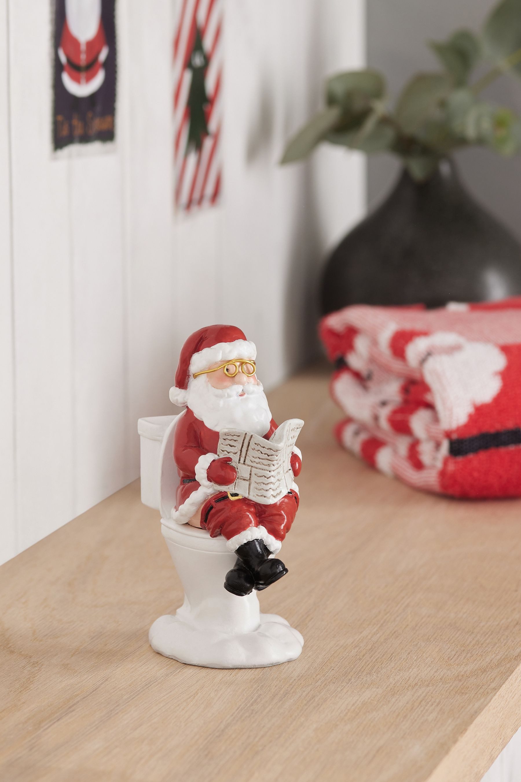 Next Dekofigur Badezimmer-Deko, Weihnachtsmann günstig online kaufen