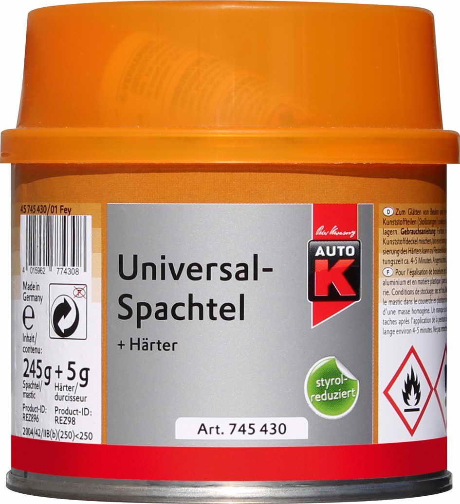 Auto-K Universalspachtel Breitspachtel Härter + 250g Auto-K