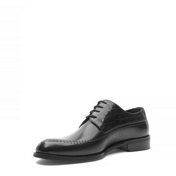 Celal Gültekin 747-4510 Black Classic Shoes Schnürschuh